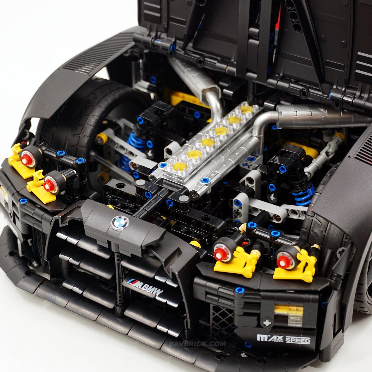 1:8 BMW M4 GT3 Yapı Seti: Detaylı Simülasyon, Koleksiyonluk Yarış Arabası (4556 Parça)