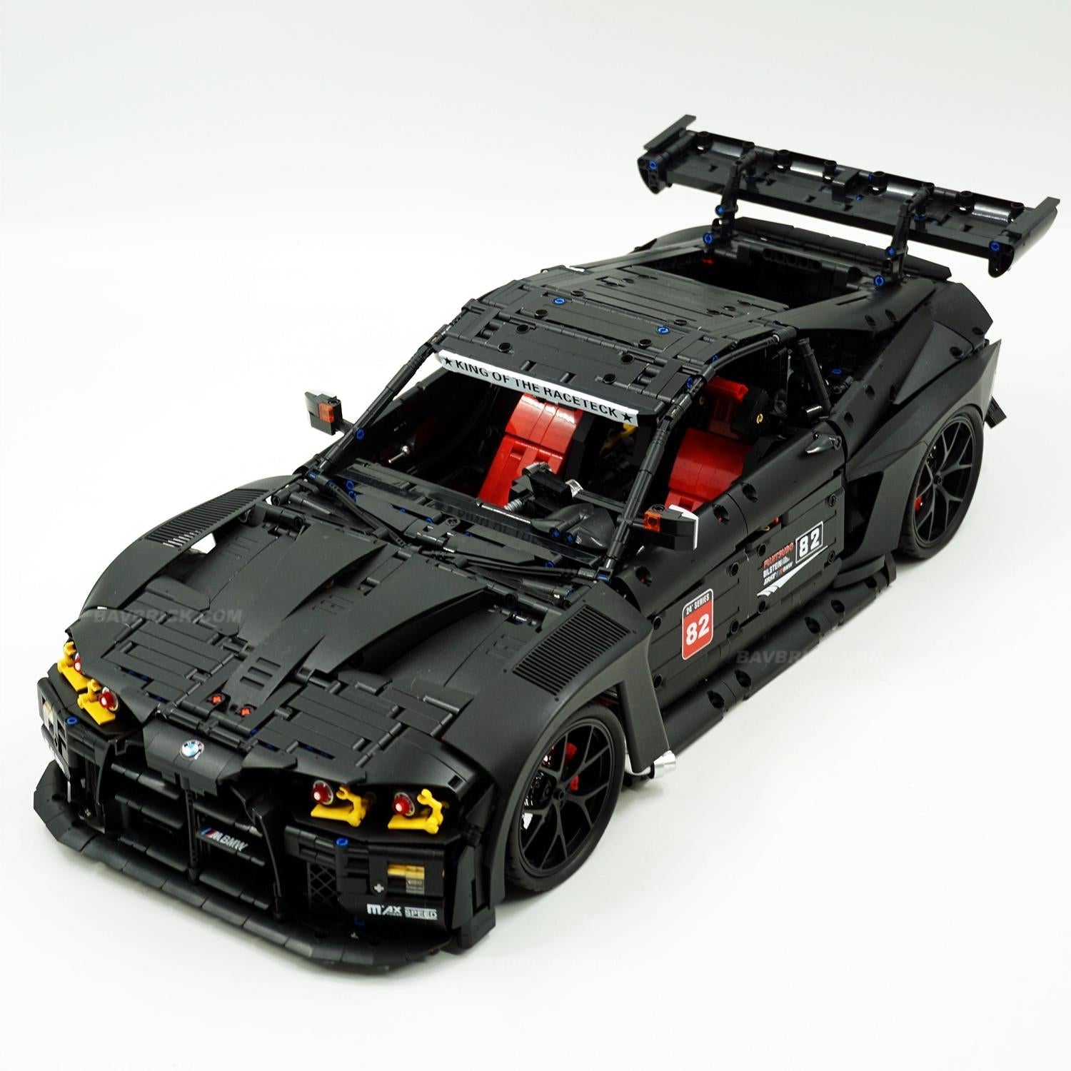 1:8 BMW M4 GT3 Yapı Seti: Detaylı Simülasyon, Koleksiyonluk Yarış Arabası (4556 Parça)