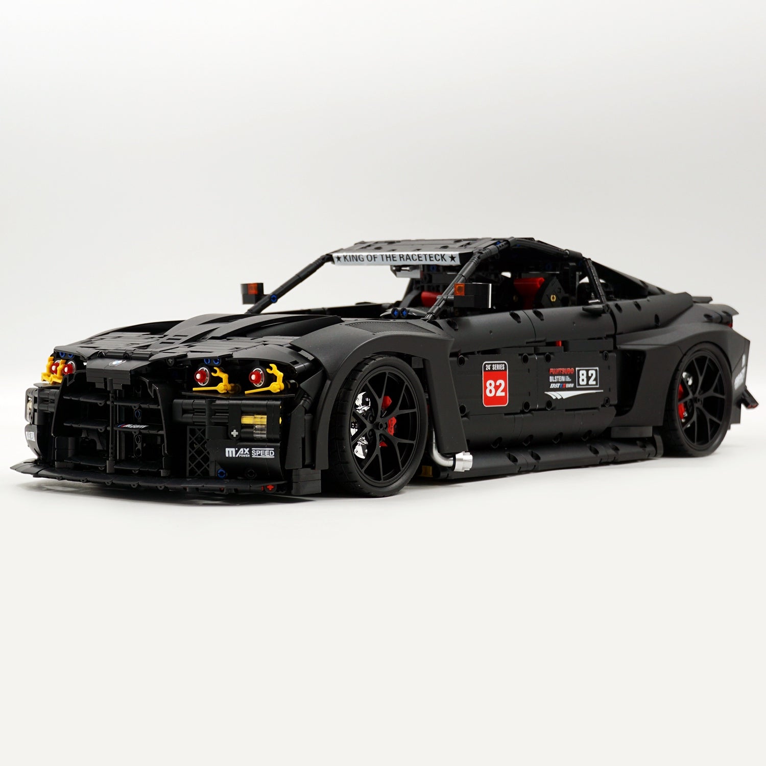 1:8 BMW M4 GT3 Yapı Seti: Detaylı Simülasyon, Koleksiyonluk Yarış Arabası (4556 Parça)