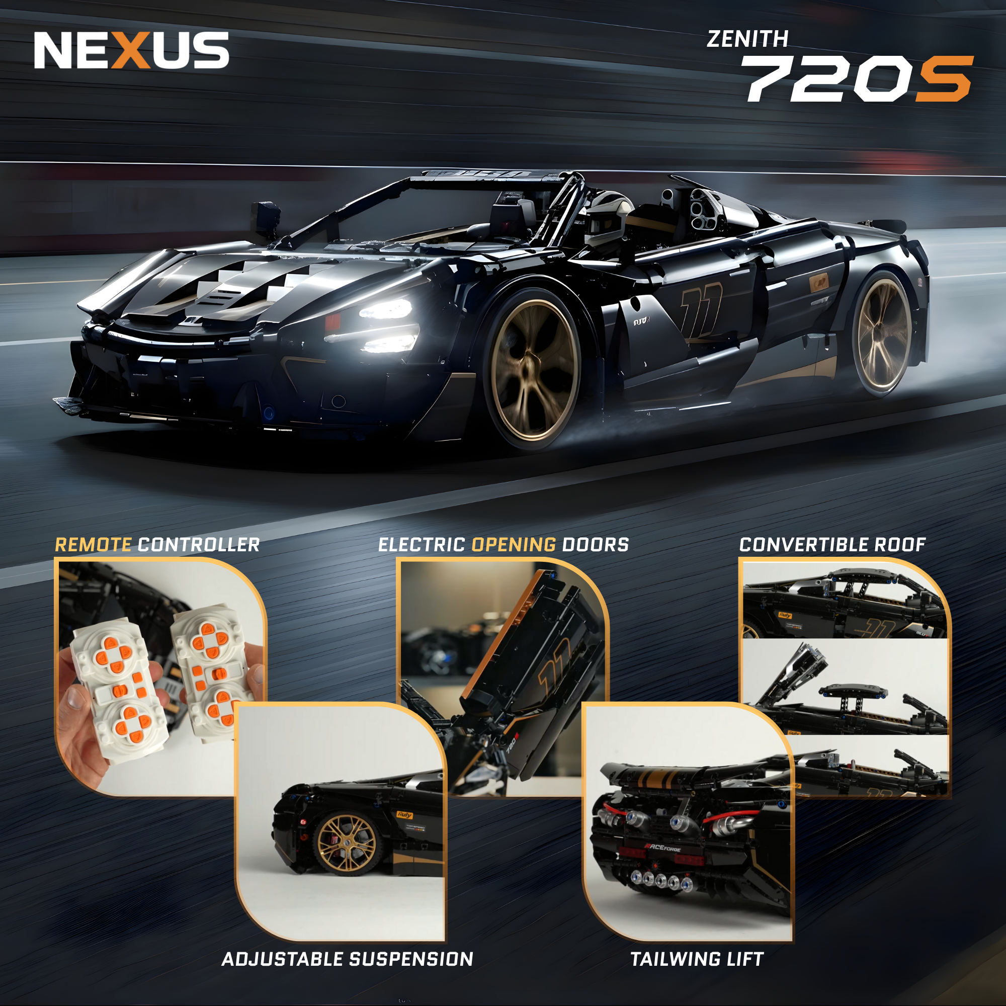 Zenith 720S | 3658Pcs