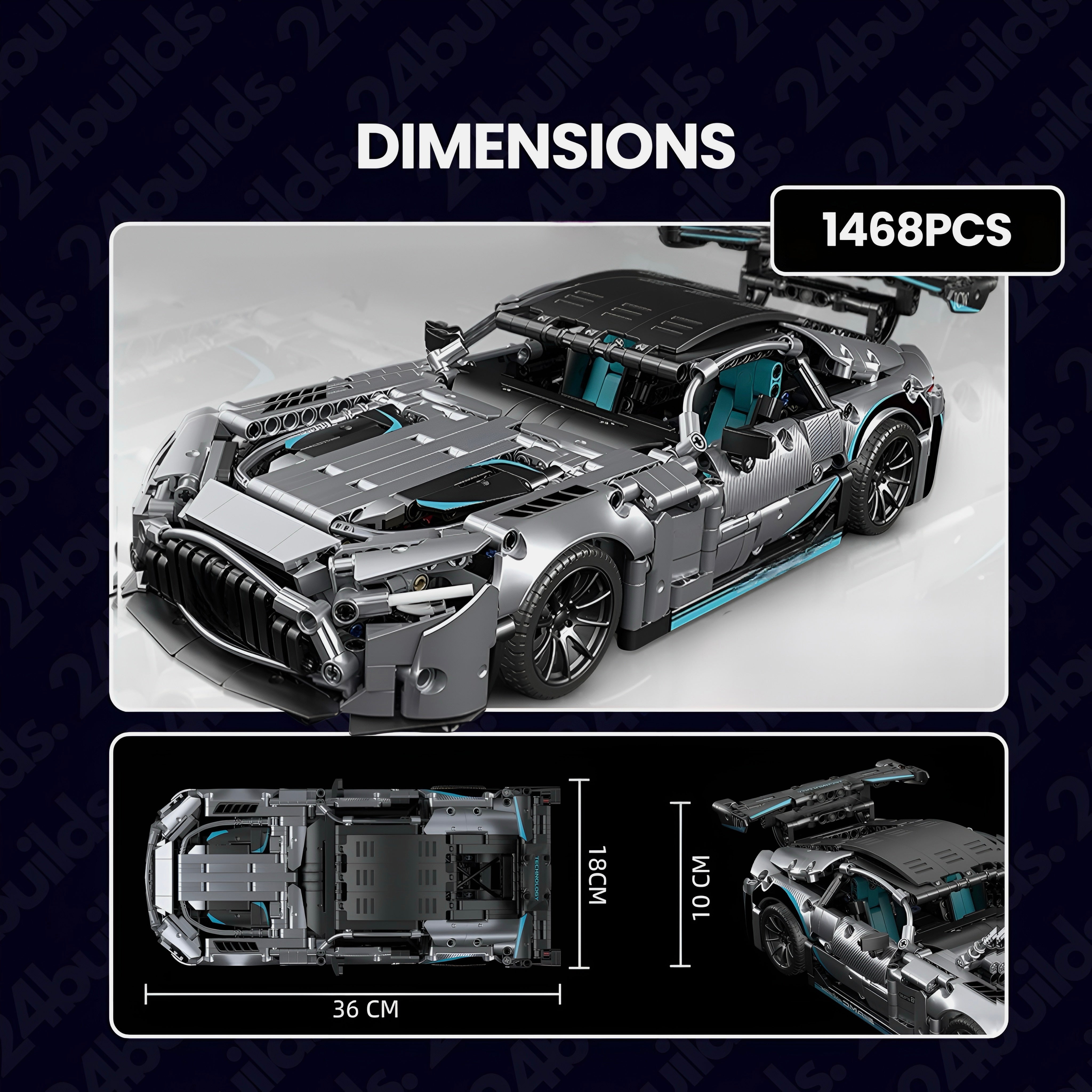 Nexus Brick 1:8 scale building set product image