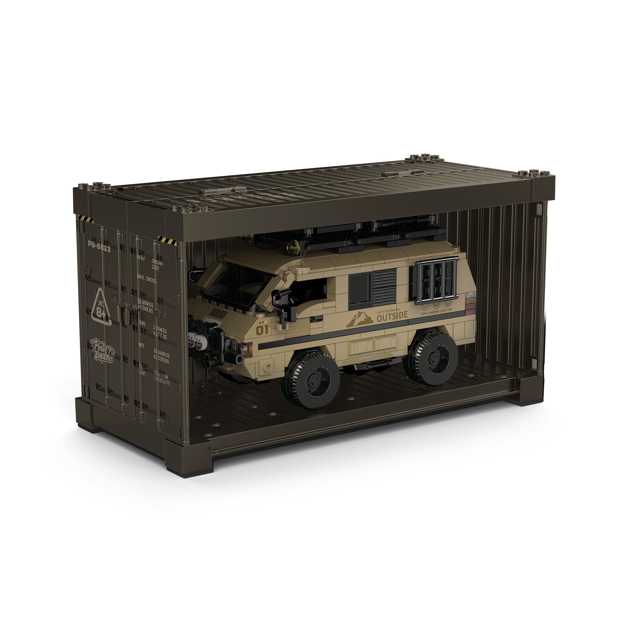 Nexus Brick 1:8 scale building set product image