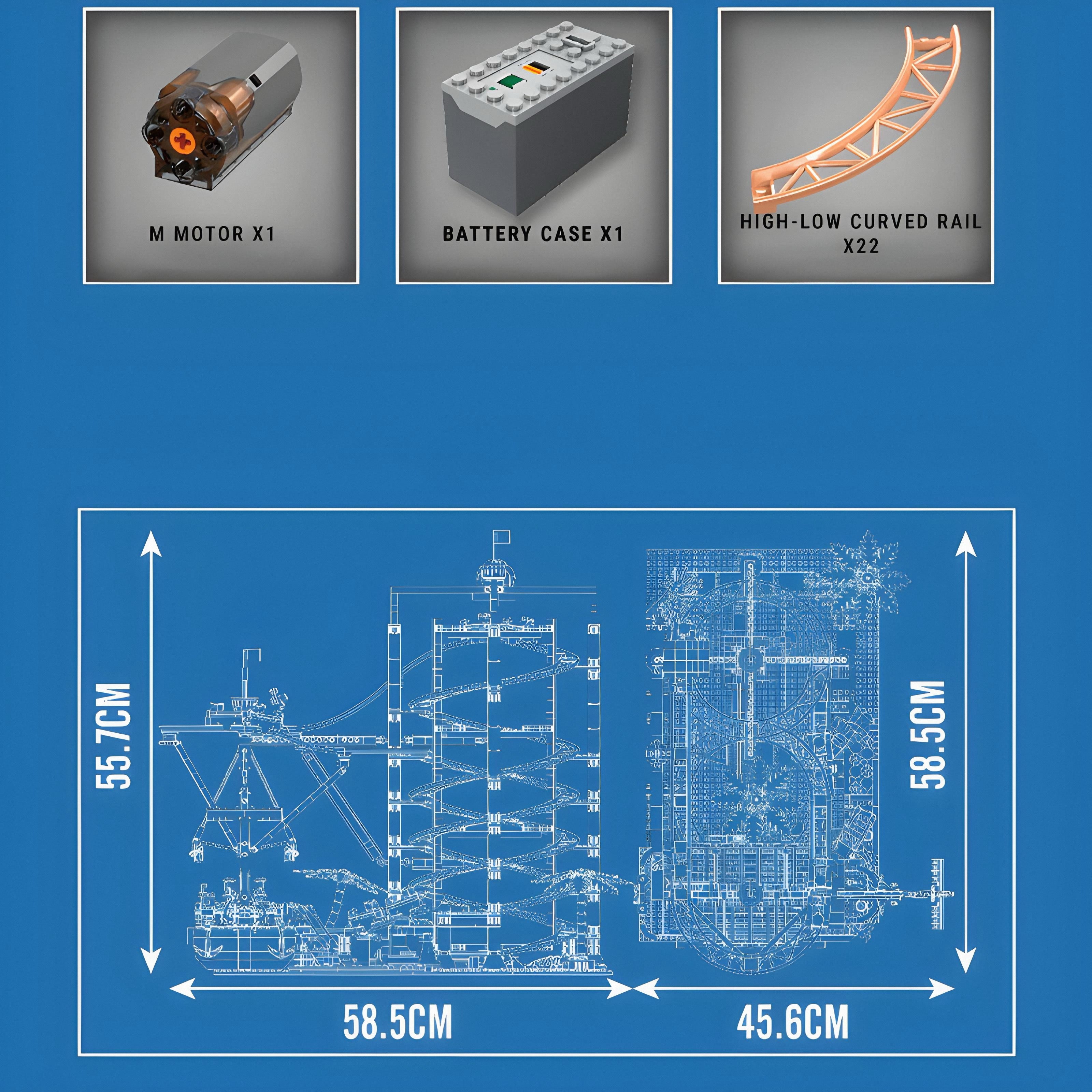 Nexus Brick 1:8 scale building set product image