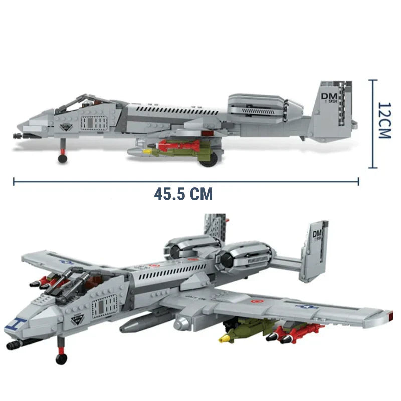 A-10 GROUND ATTACK AIRCRAFT | 1049PCS