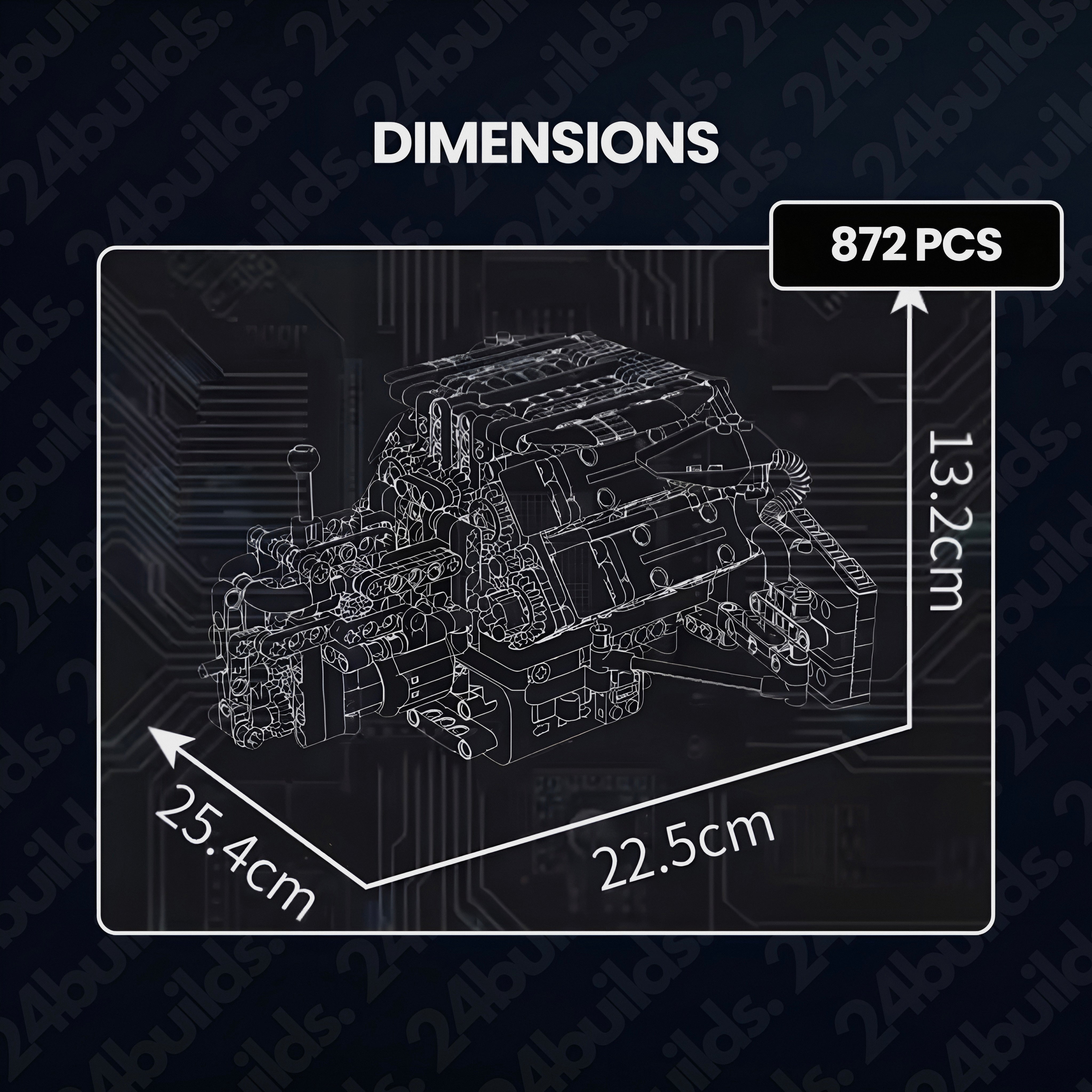 Nexus Brick 1:8 scale building set product image