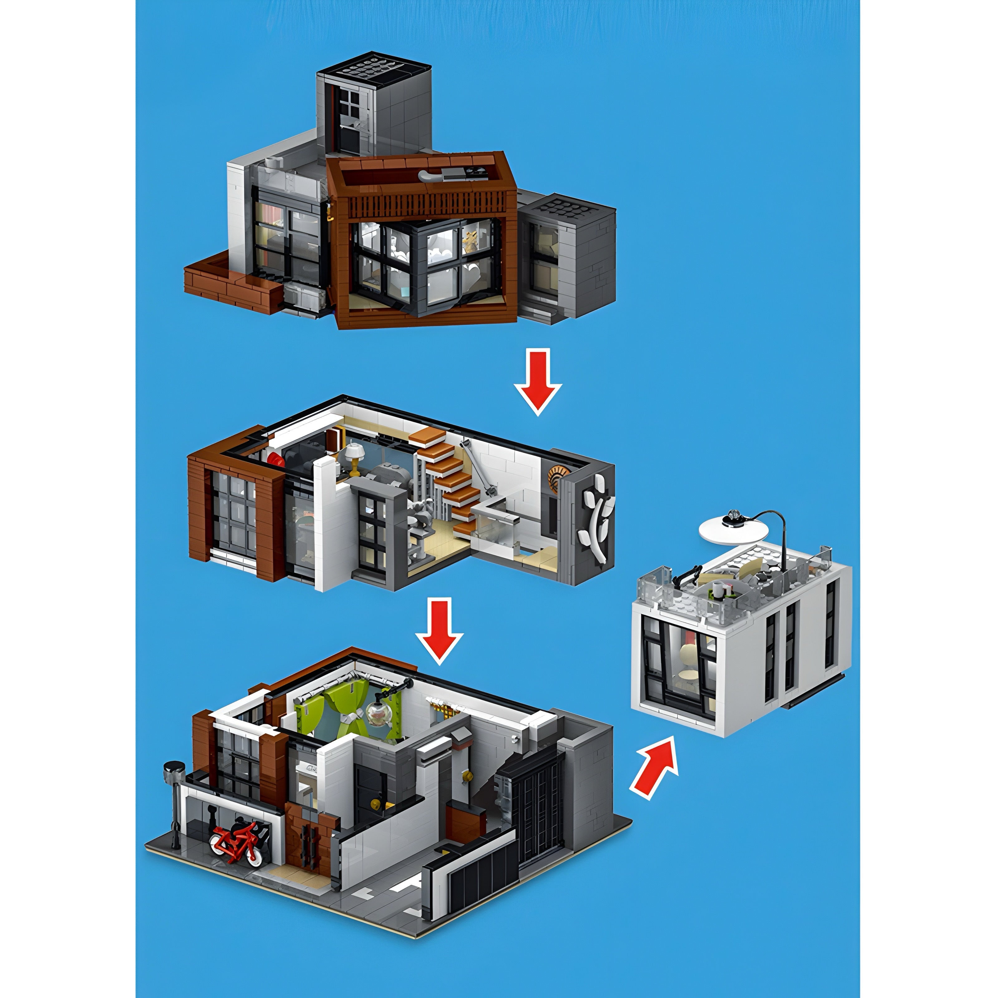 Nexus Brick 1:8 scale building set product image