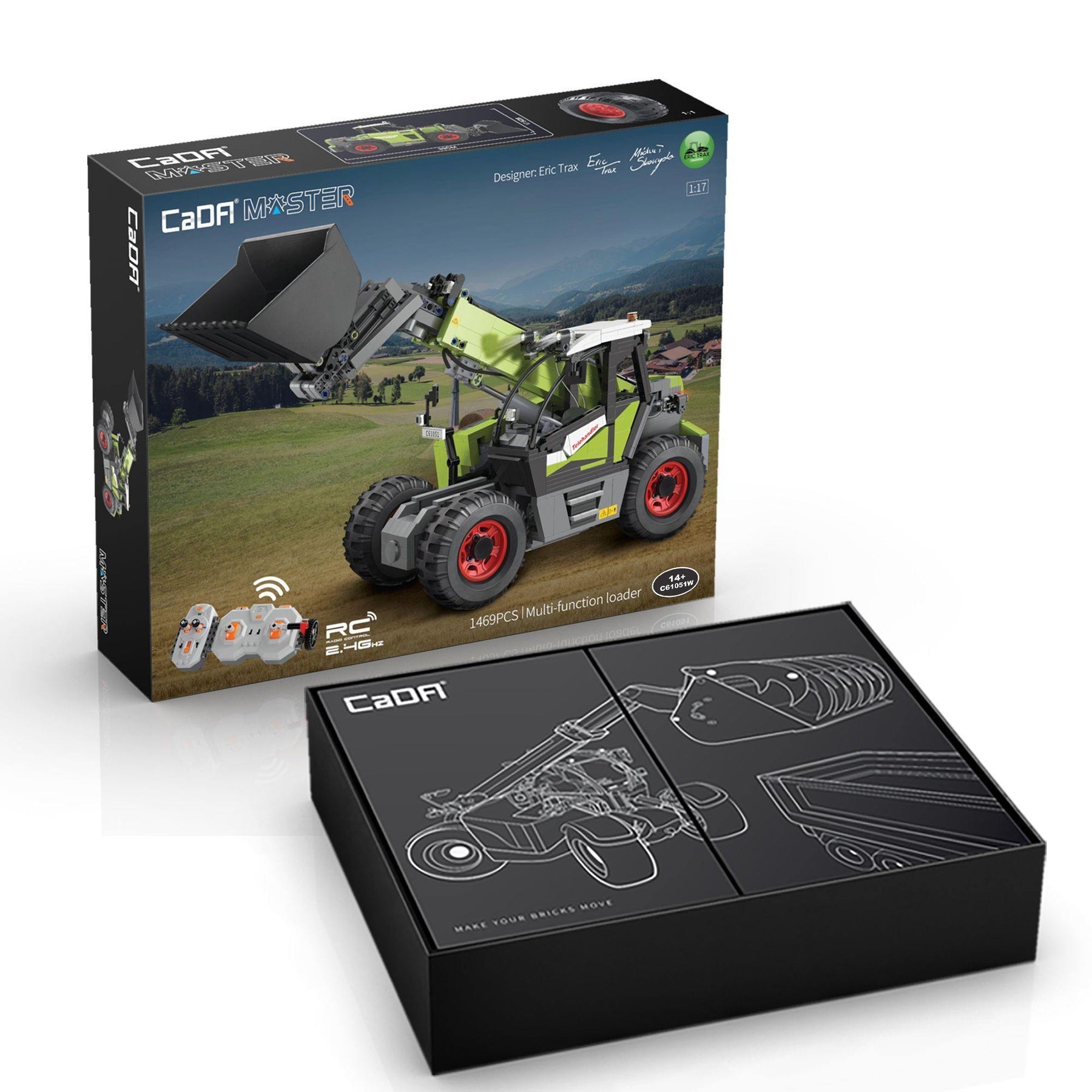 Master Telehandler With Full Functional Remote Control Unit