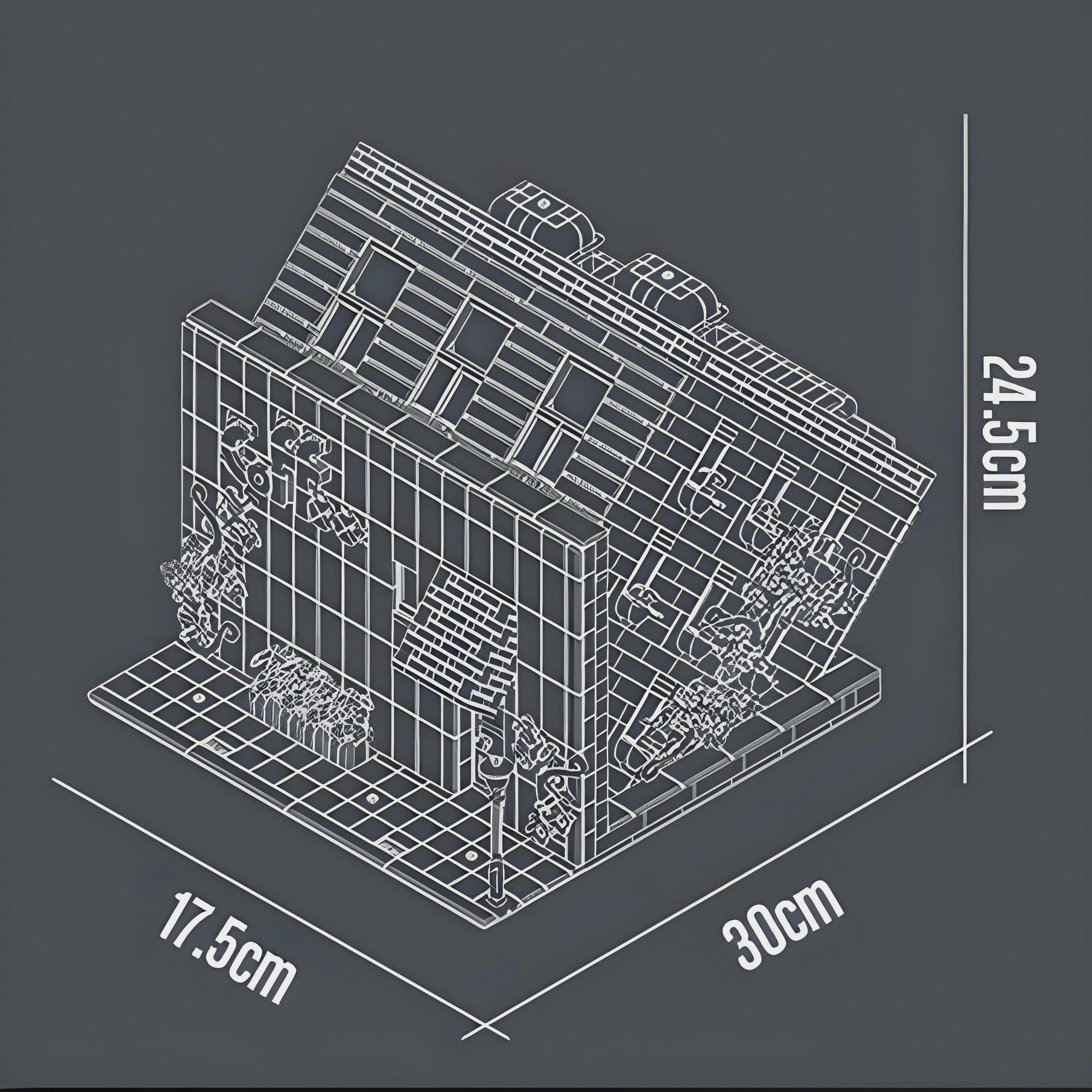 Nexus Brick 1:8 scale building set product image