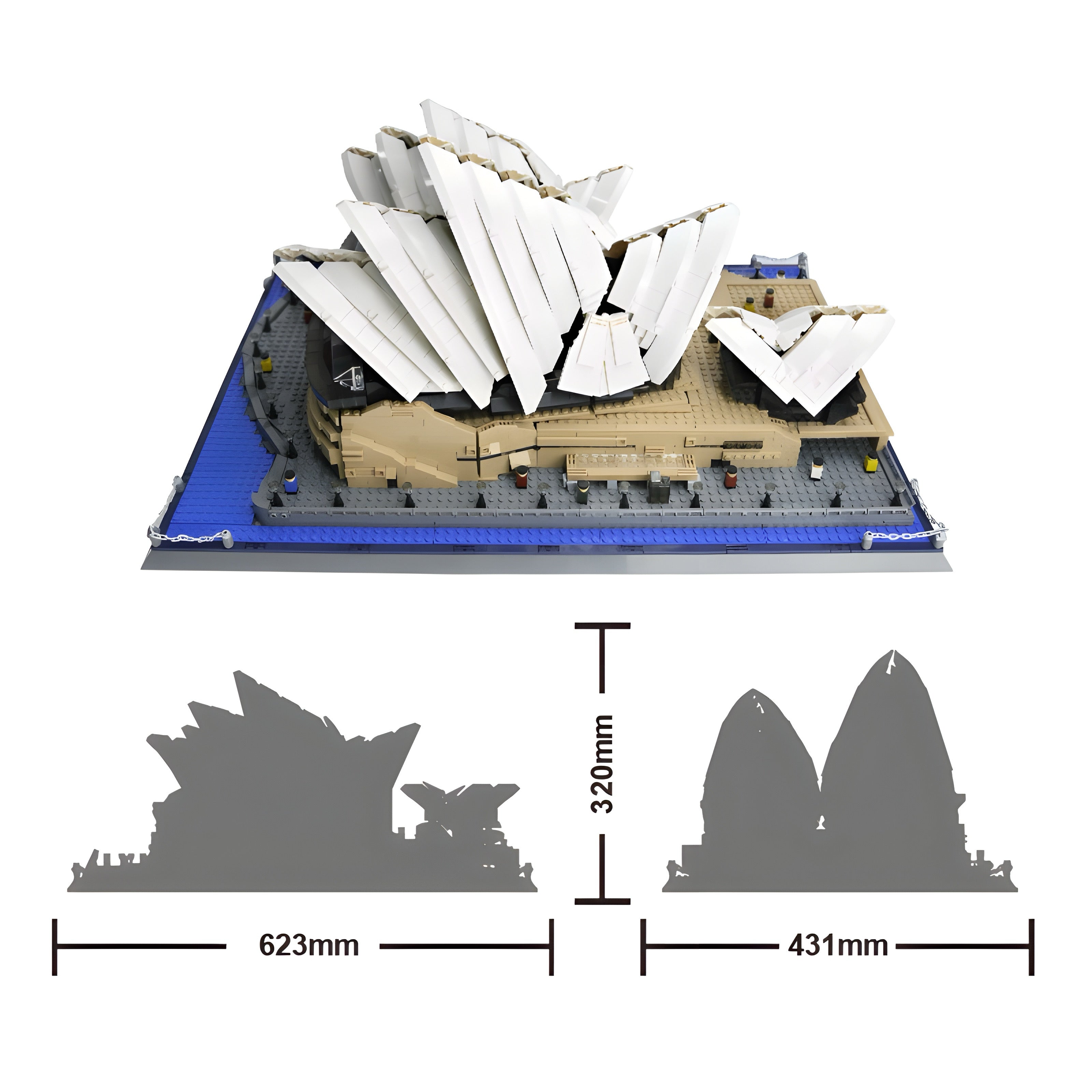 Nexus Brick 1:8 scale building set product image