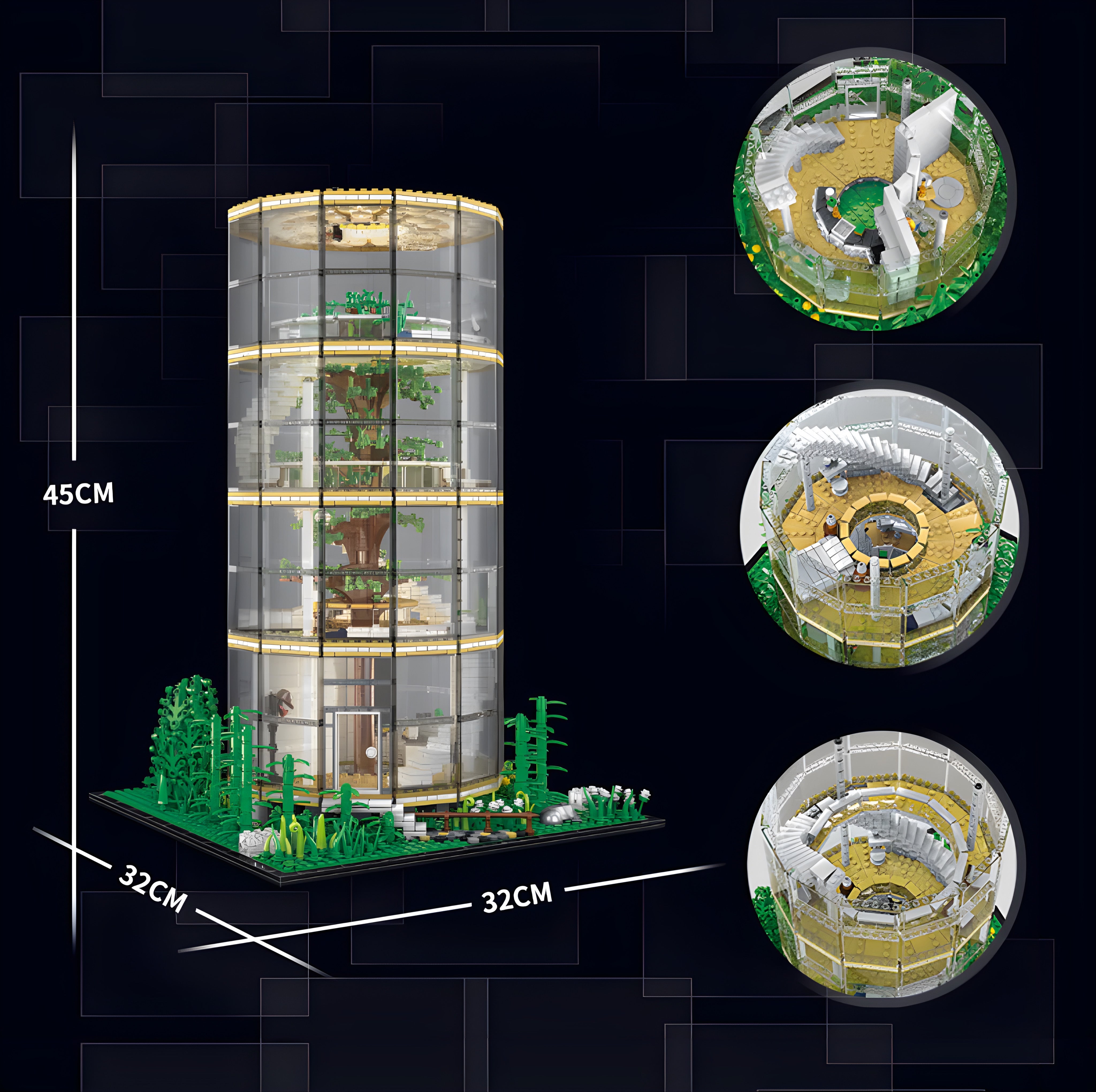 Nexus Brick 1:8 scale building set product image