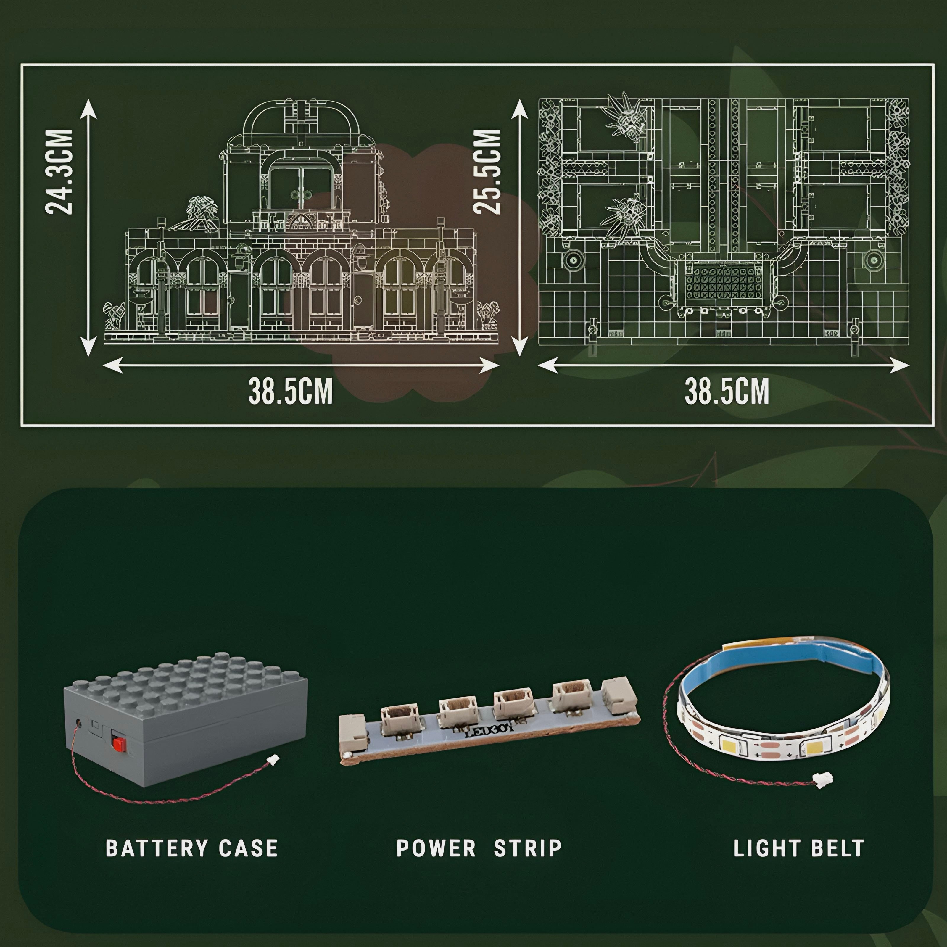 Nexus Brick 1:8 scale building set product image