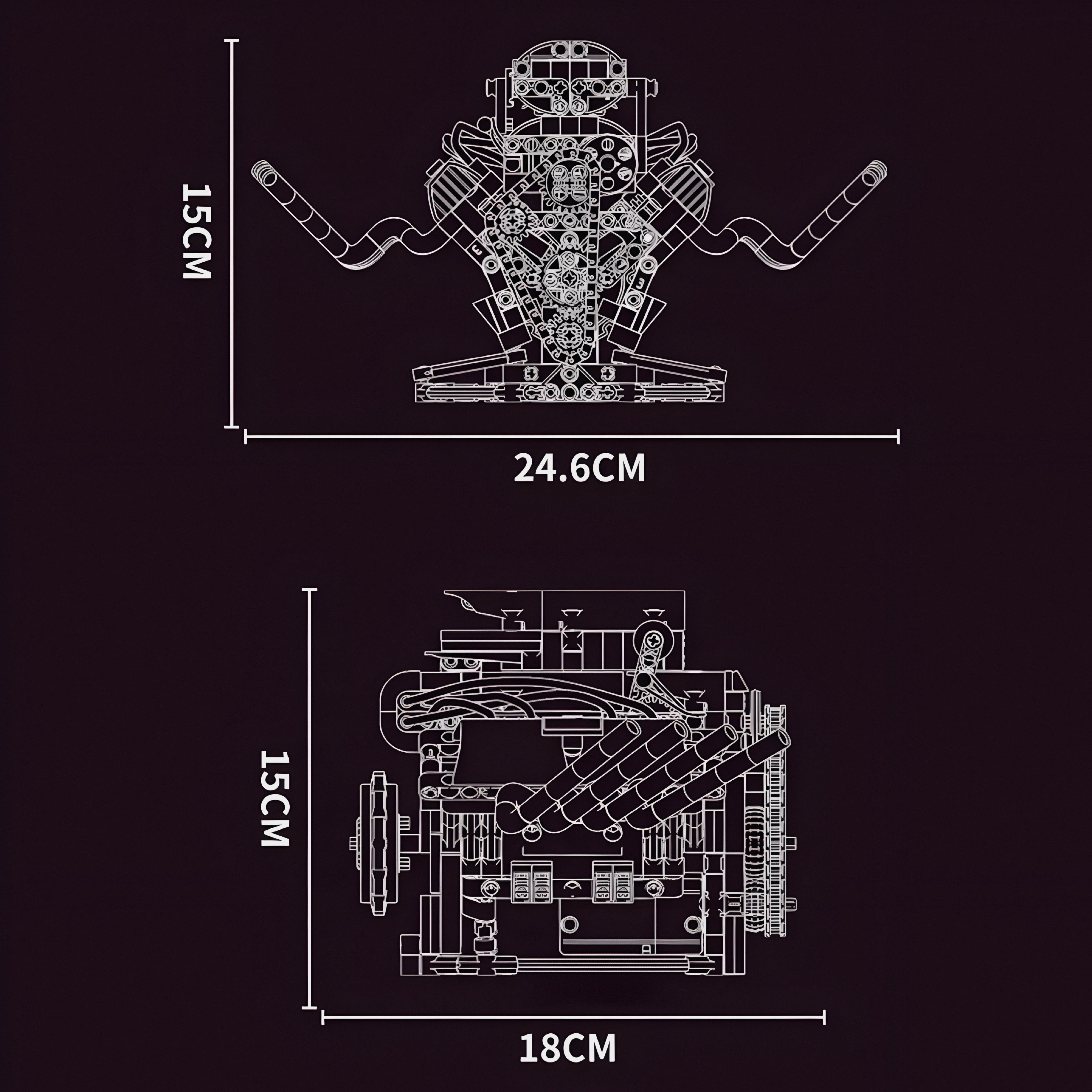 Nexus Brick 1:8 scale building set product image