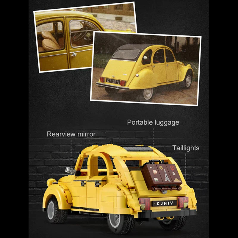 REMOTE CONTROLLED CITROEN 2CV | 1238PCS