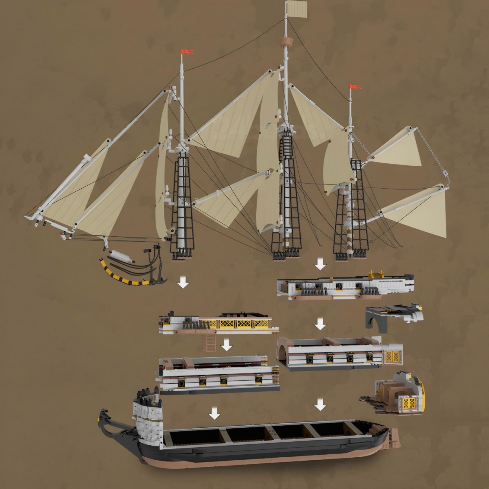 Nexus Brick 1:8 scale building set product image