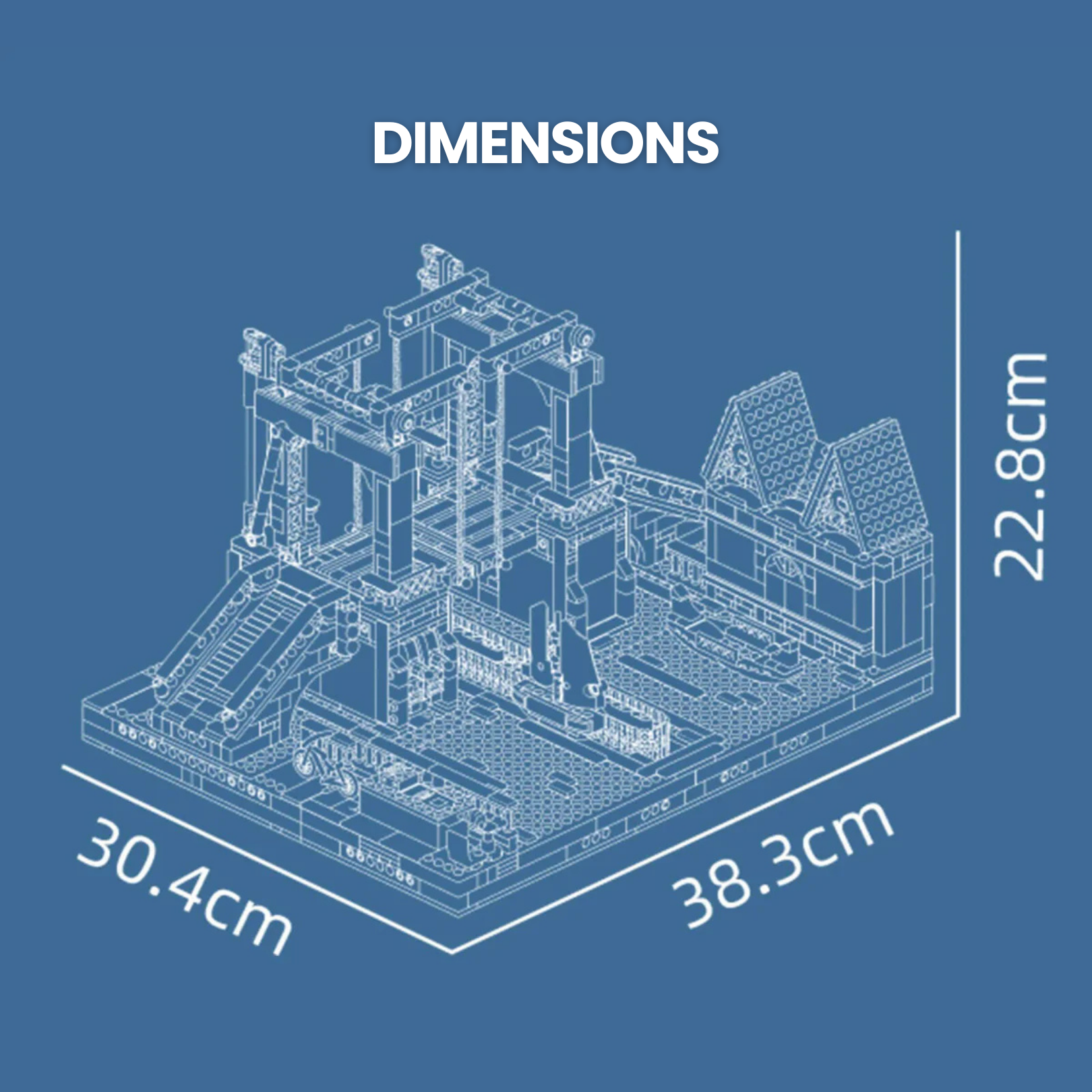 Nexus Brick 1:8 scale building set product image