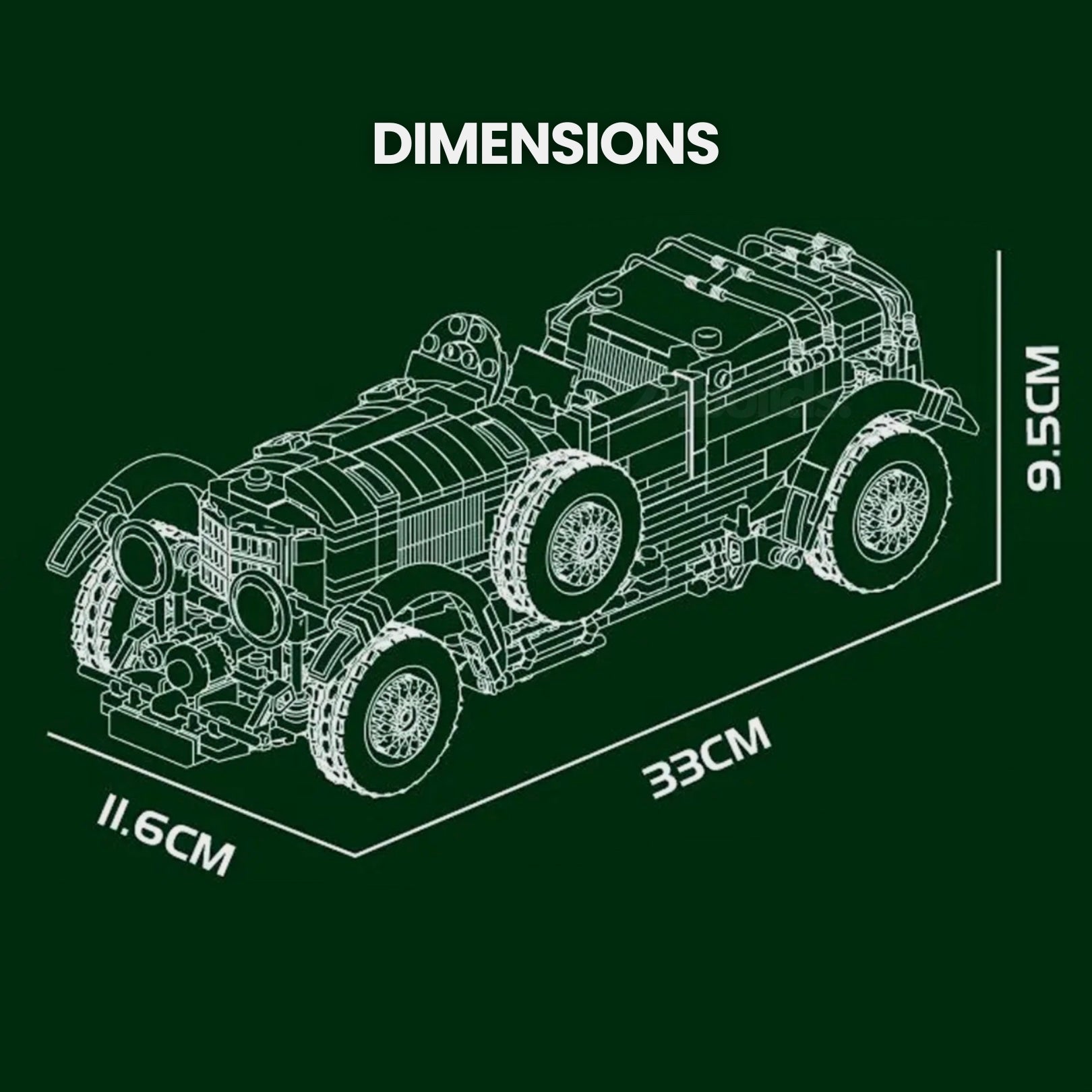 Nexus Brick 1:8 scale building set product image