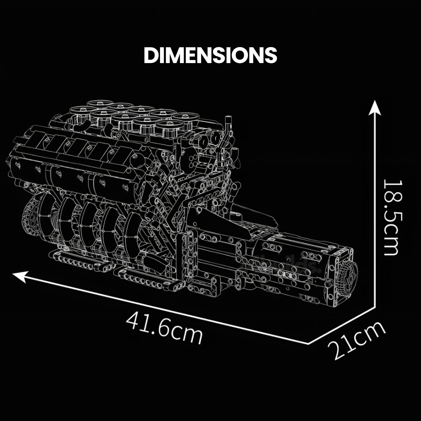 Nexus Brick 1:8 scale building set product image