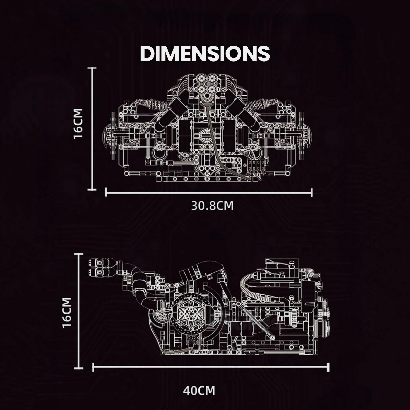 Nexus Brick 1:8 scale building set product image