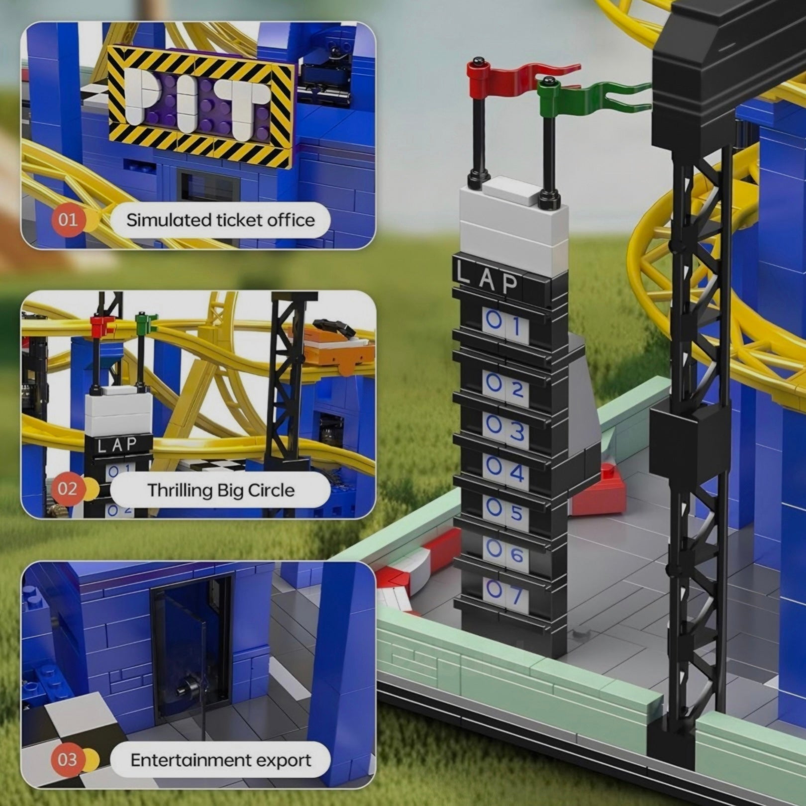 Nexus Brick 1:8 scale building set product image