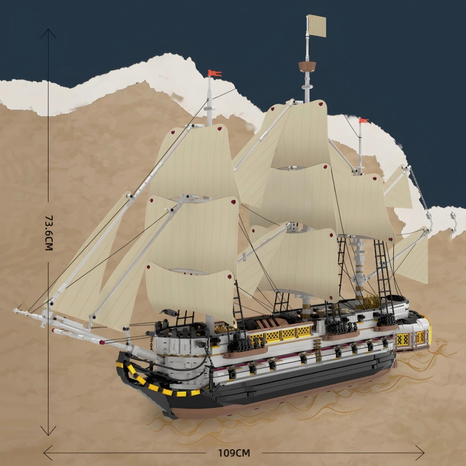 Nexus Brick 1:8 scale building set product image