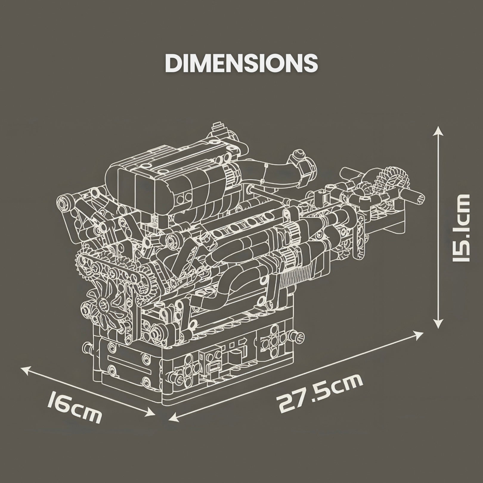 Nexus Brick 1:8 scale building set product image