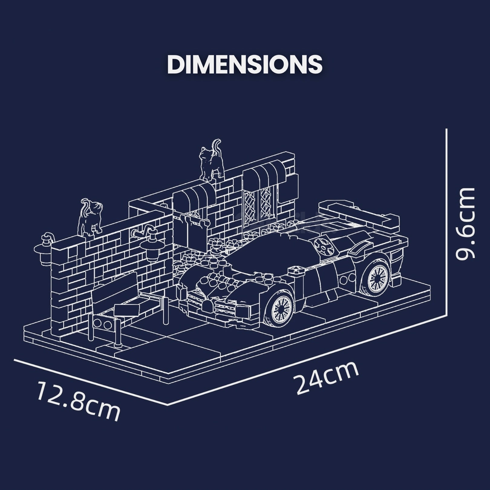 Nexus Brick 1:8 scale building set product image