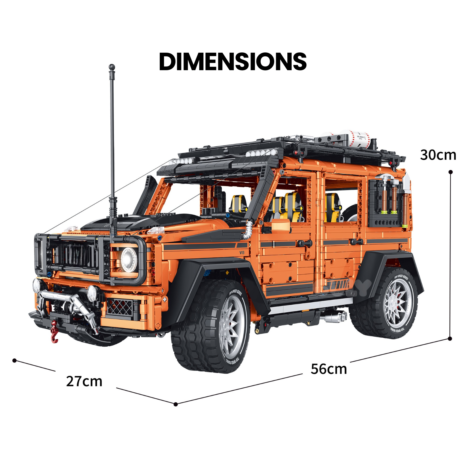 Nexus Brick 1:8 scale building set product image