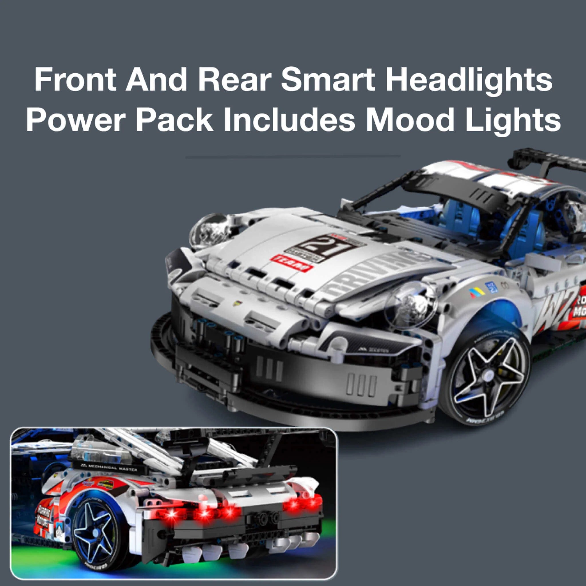 911 Porsche & Starfighter 2 in 1 Set | 1861Pcs