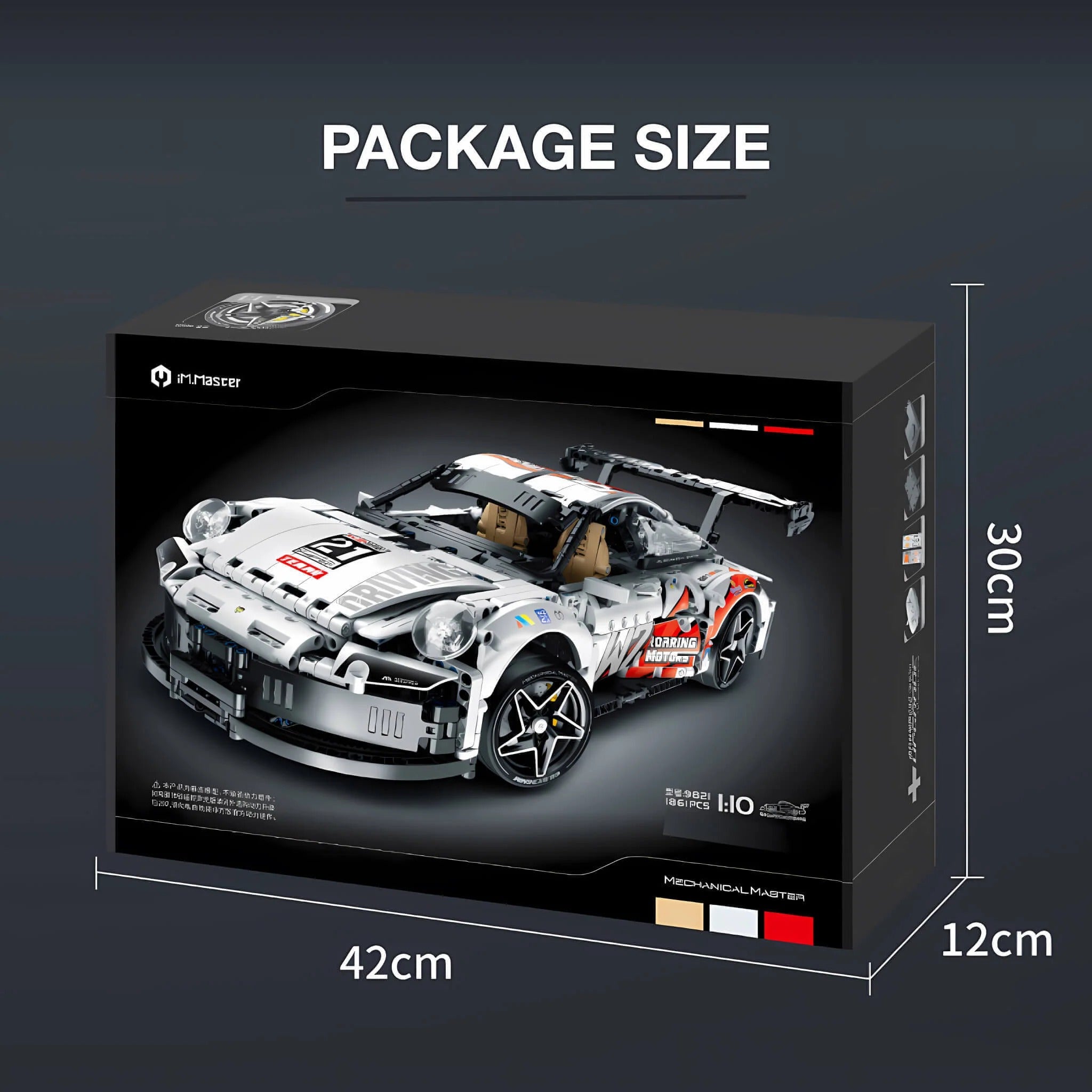 911 Porsche & Starfighter 2 in 1 Set | 1861Pcs