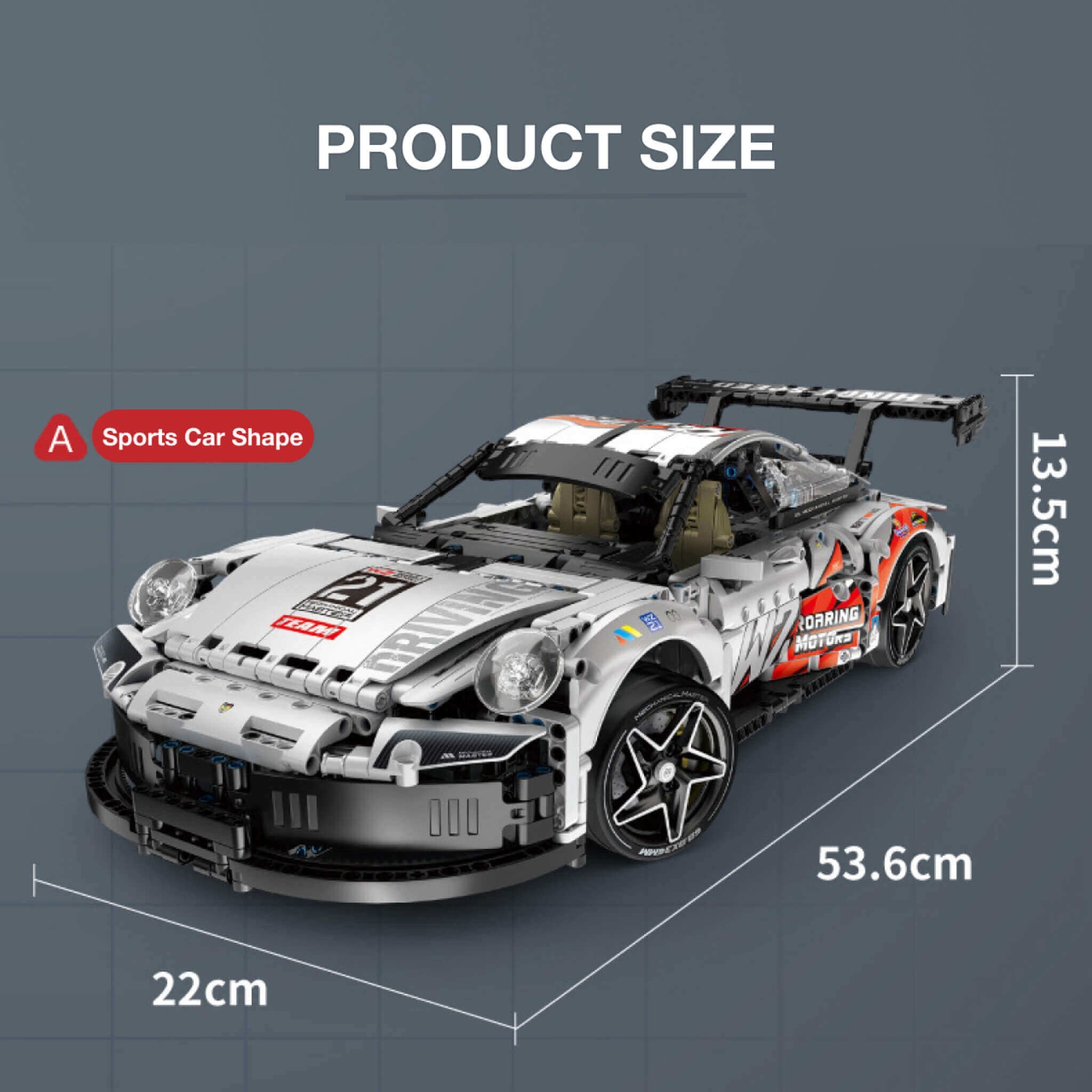 911 Porsche & Starfighter 2 in 1 Set | 1861Pcs