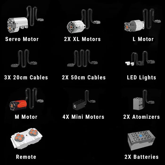 1: 8 Alfa Romeo 33 Stradale Supercar with Remote Control, Electric Doors, Electric Air Suspension, Steam Spray System(3861 Pcs)
