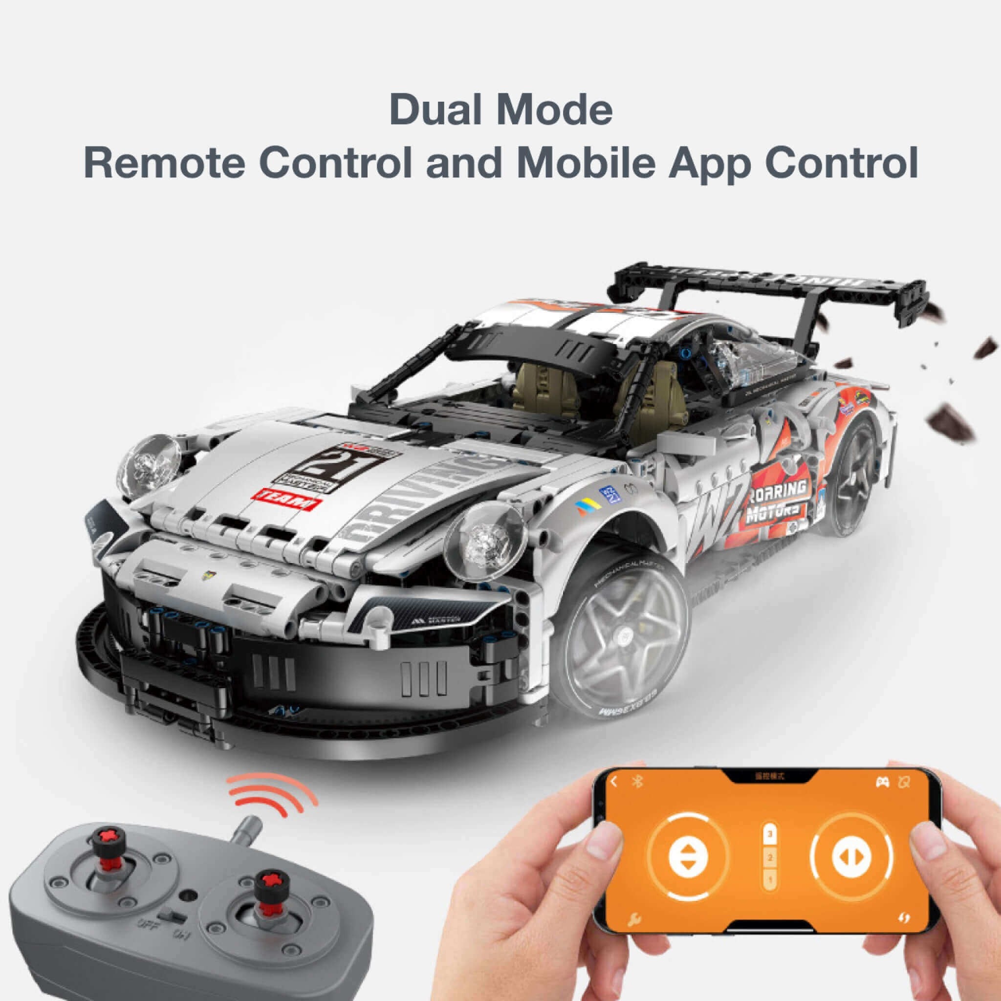 911 Porsche & Starfighter 2 in 1 Set | 1861Pcs