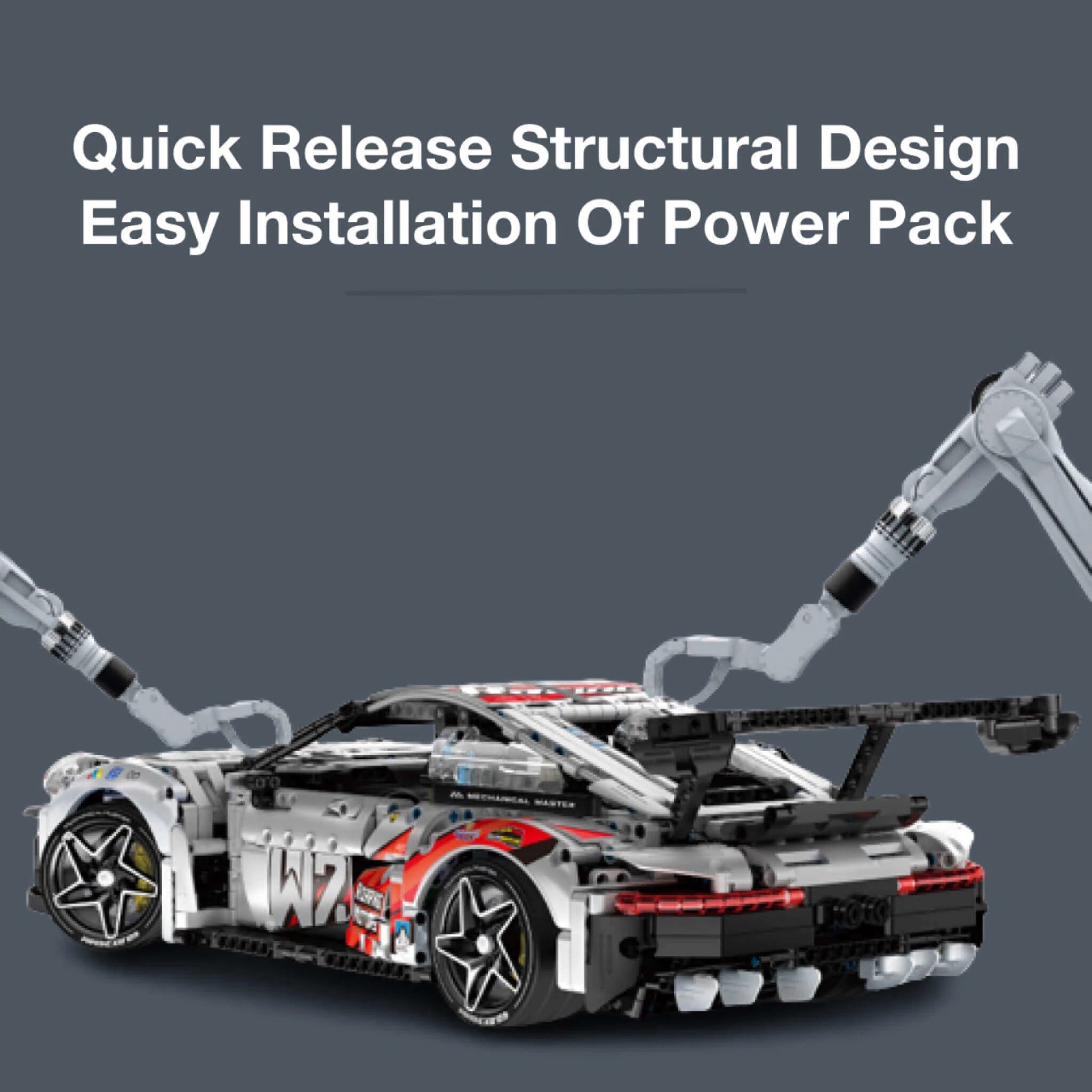 911 Porsche & Starfighter 2 in 1 Set | 1861Pcs
