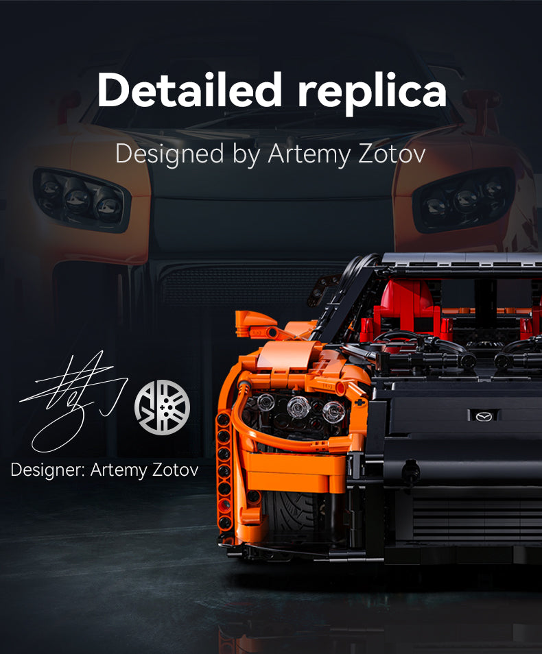CaDA Master 1:8 Mazda RX-7 C61502W