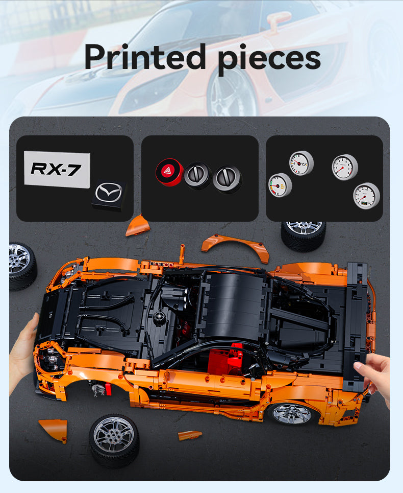 CaDA Master 1:8 Mazda RX-7 C61502W