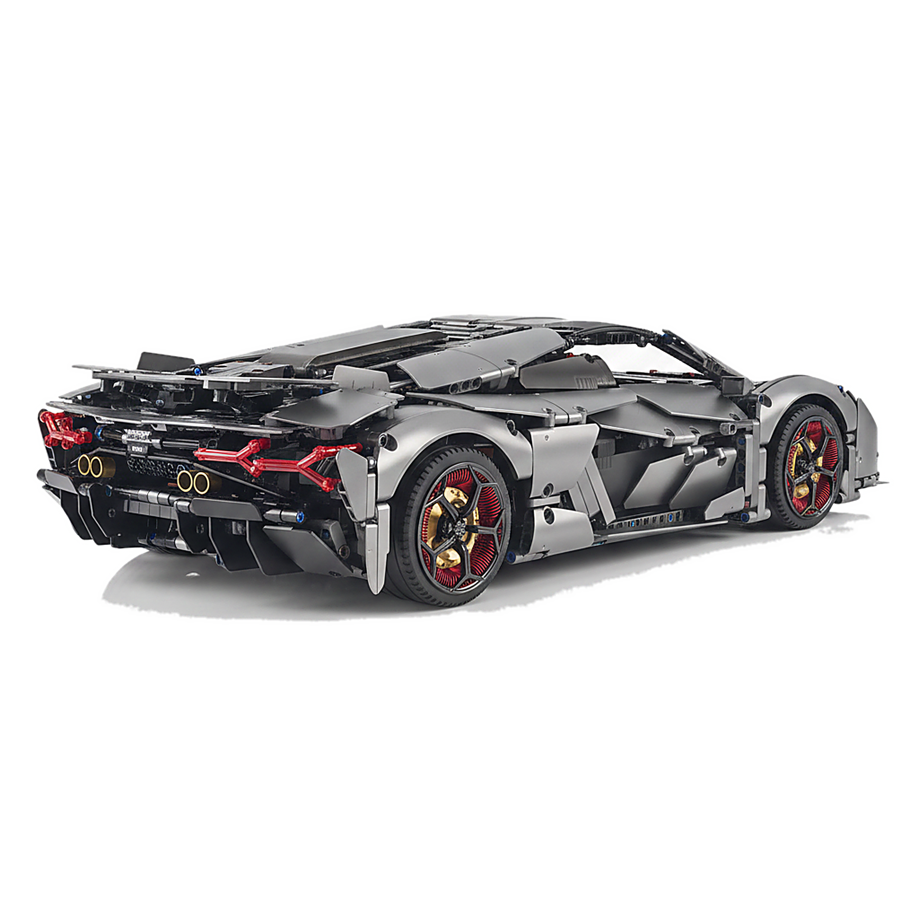 Remote Controlled 2077 Rambo 1:8 brick hypercar - rear
