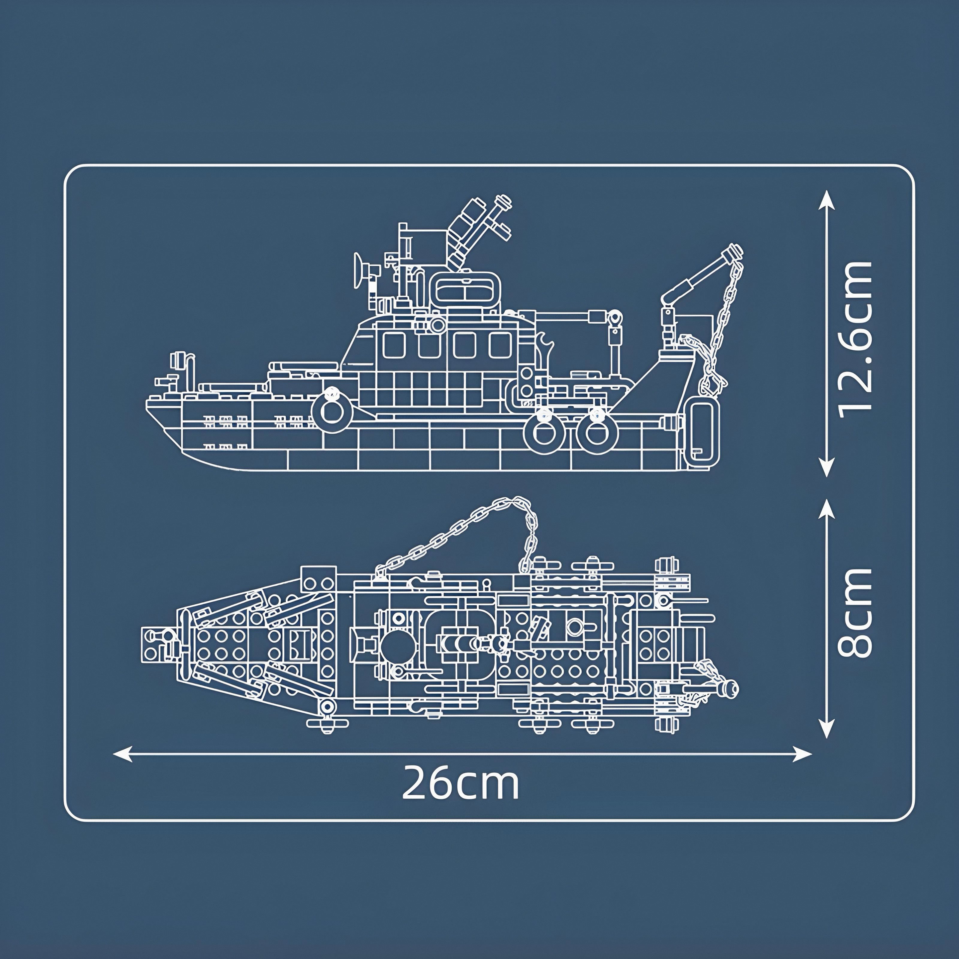 Nexus Brick 1:8 scale building set product image