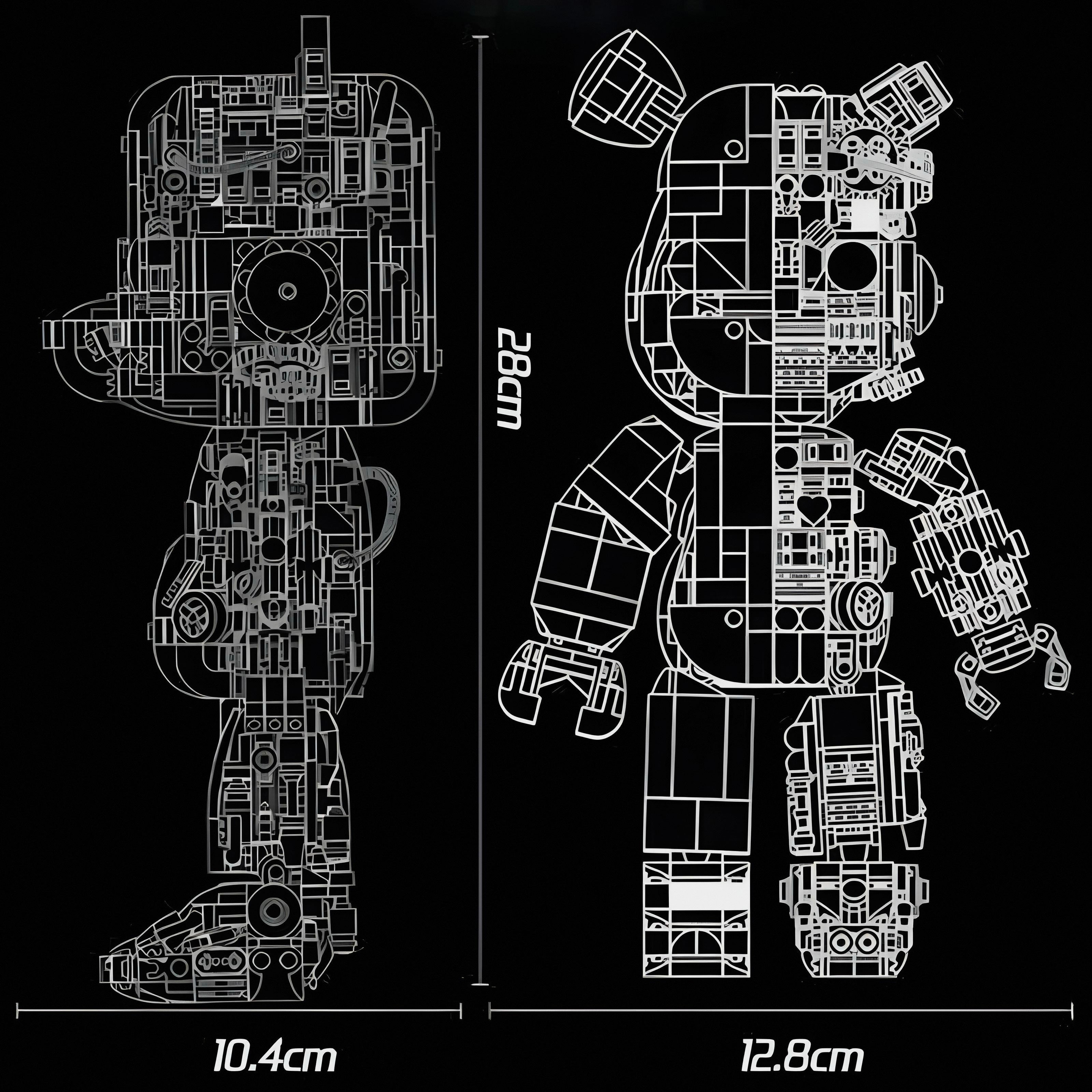 Nexus Brick 1:8 scale building set product image