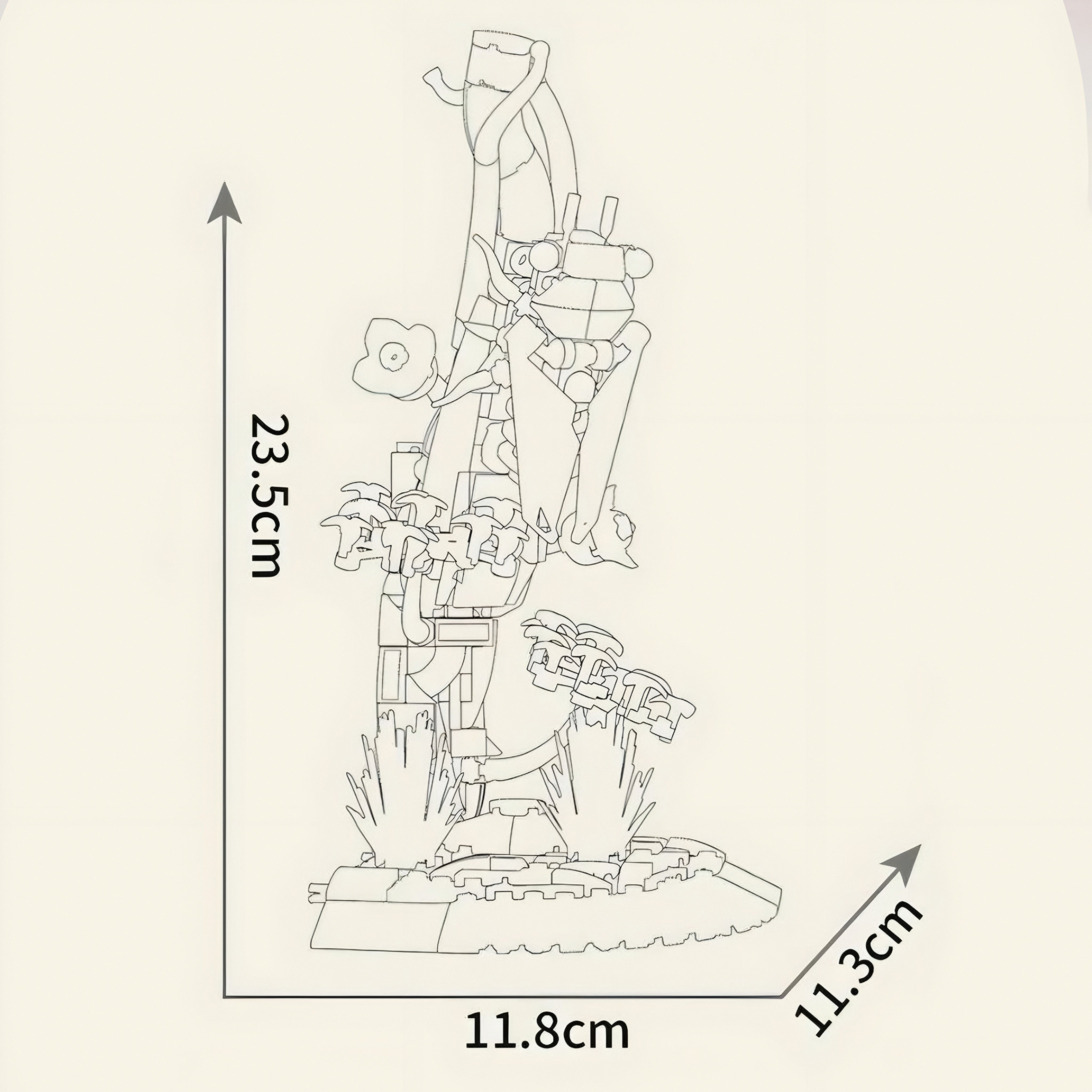 Nexus Brick 1:8 scale building set product image