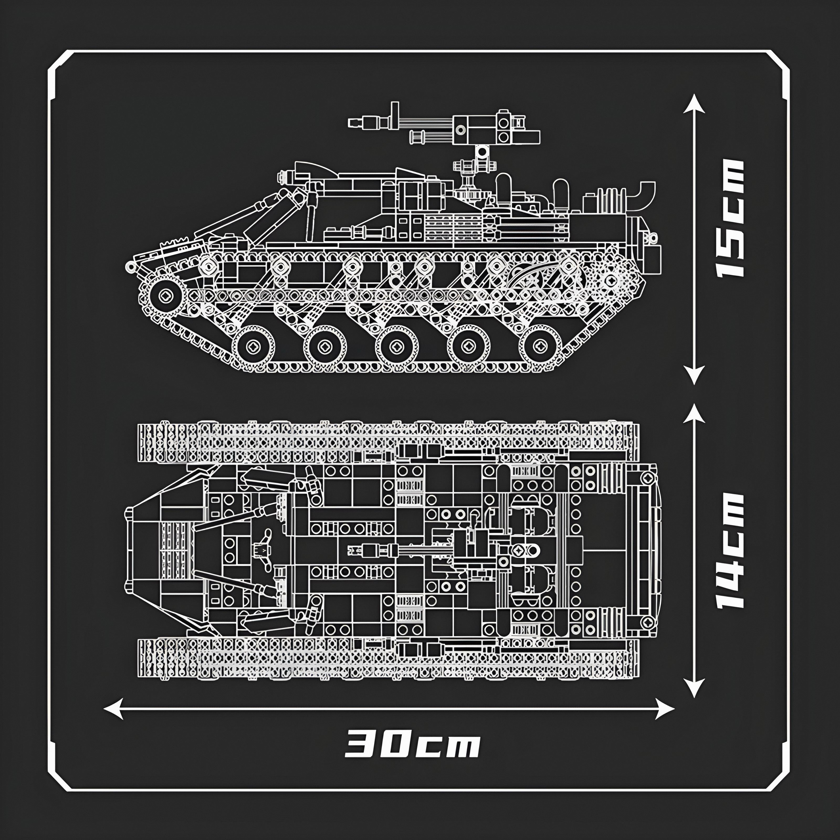 Nexus Brick 1:8 scale building set product image