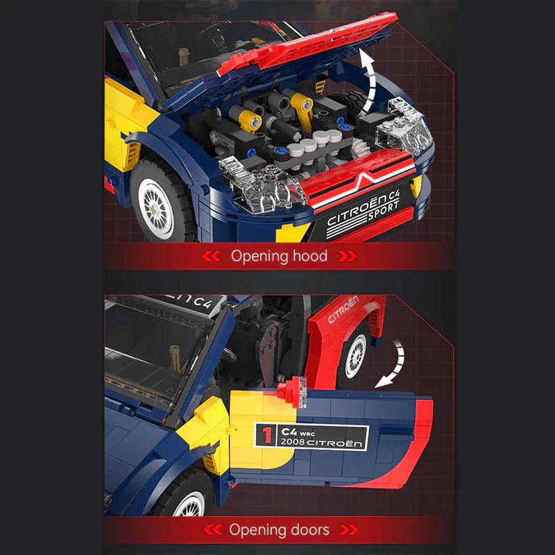 REMOTE CONTROLLED 2008 CITROEN C4 WRC | 1568PCS