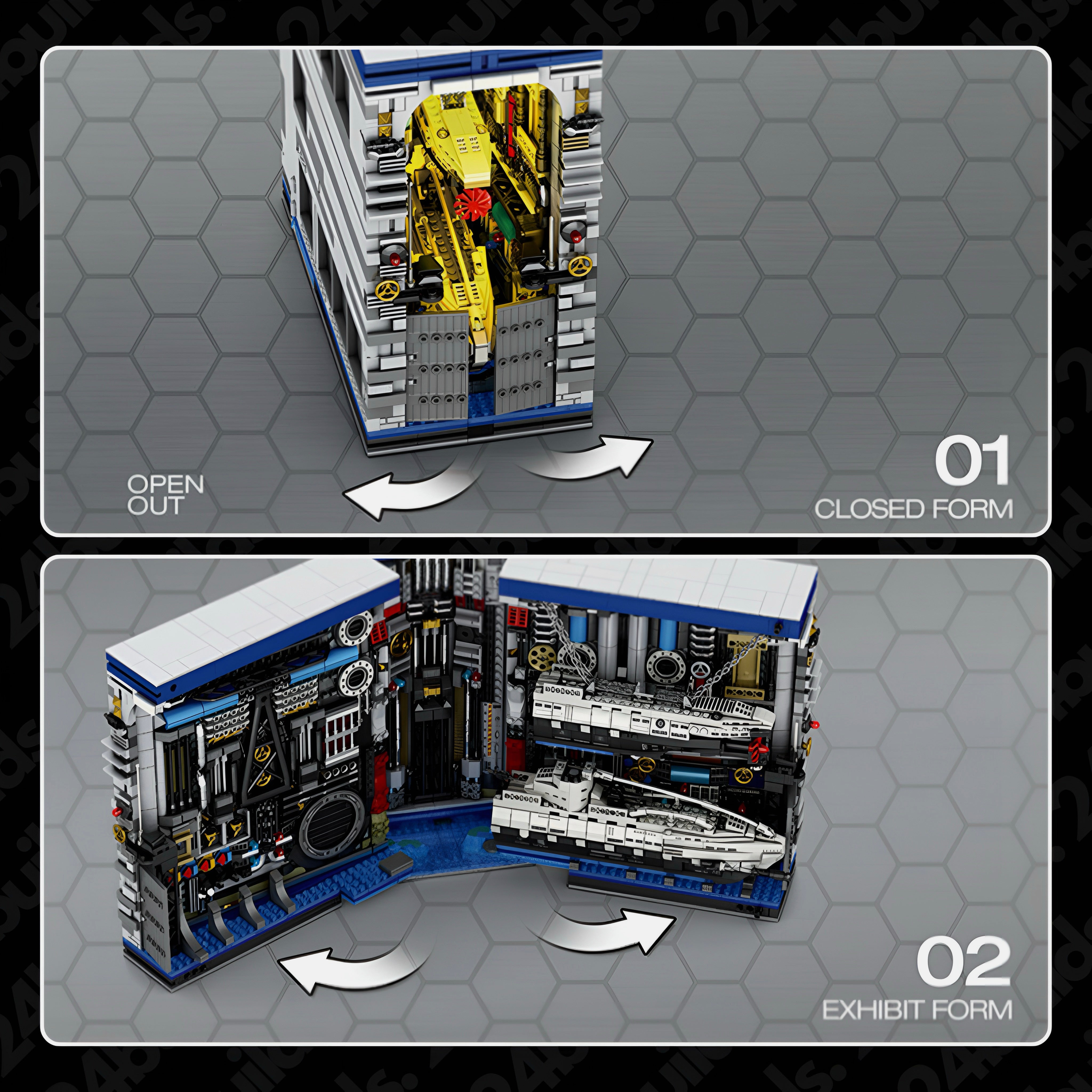 Nexus Brick 1:8 scale building set product image