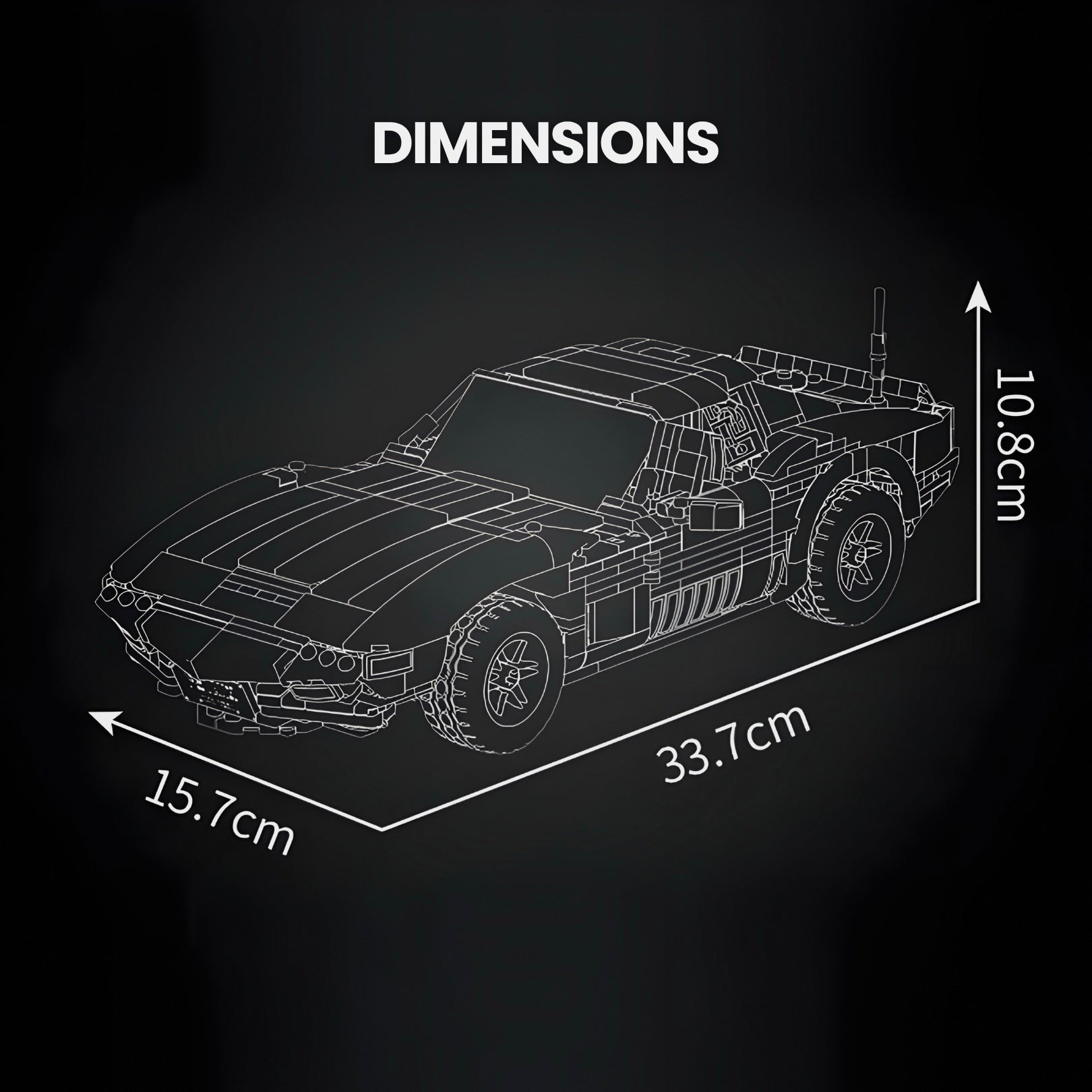 Nexus Brick 1:8 scale building set product image