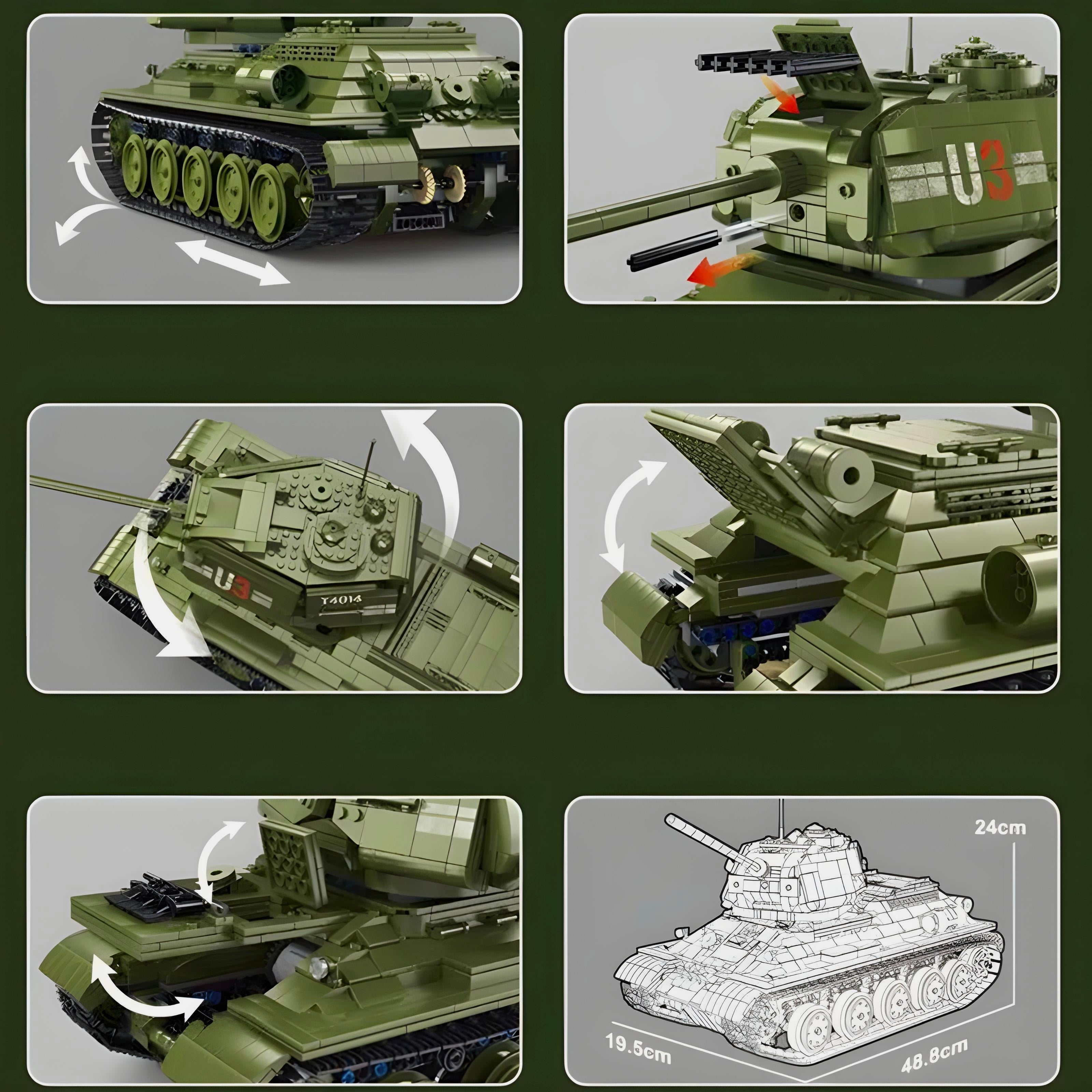 Nexus Brick 1:8 scale building set product image