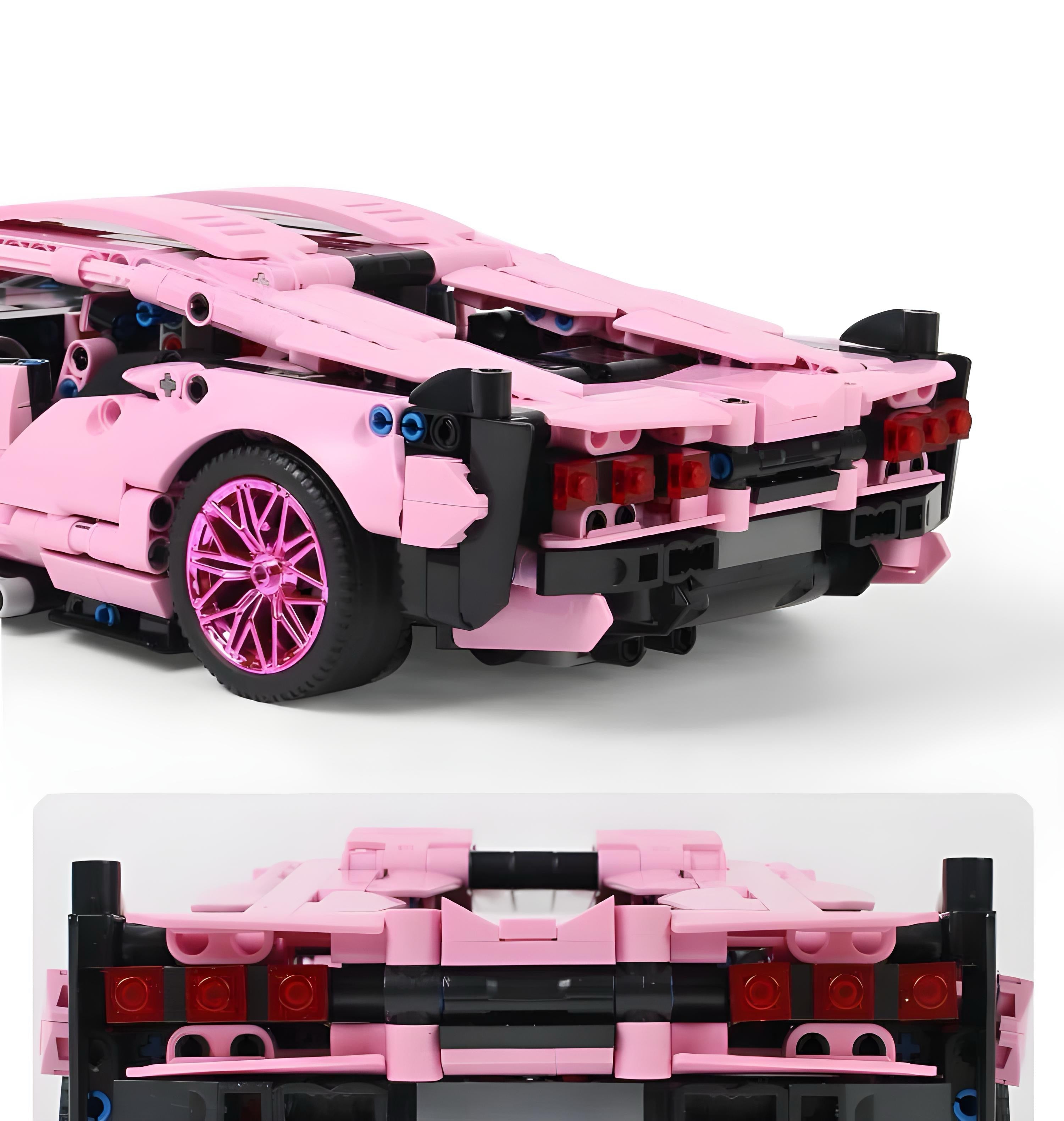Pink Lamborghini | 1290Pcs