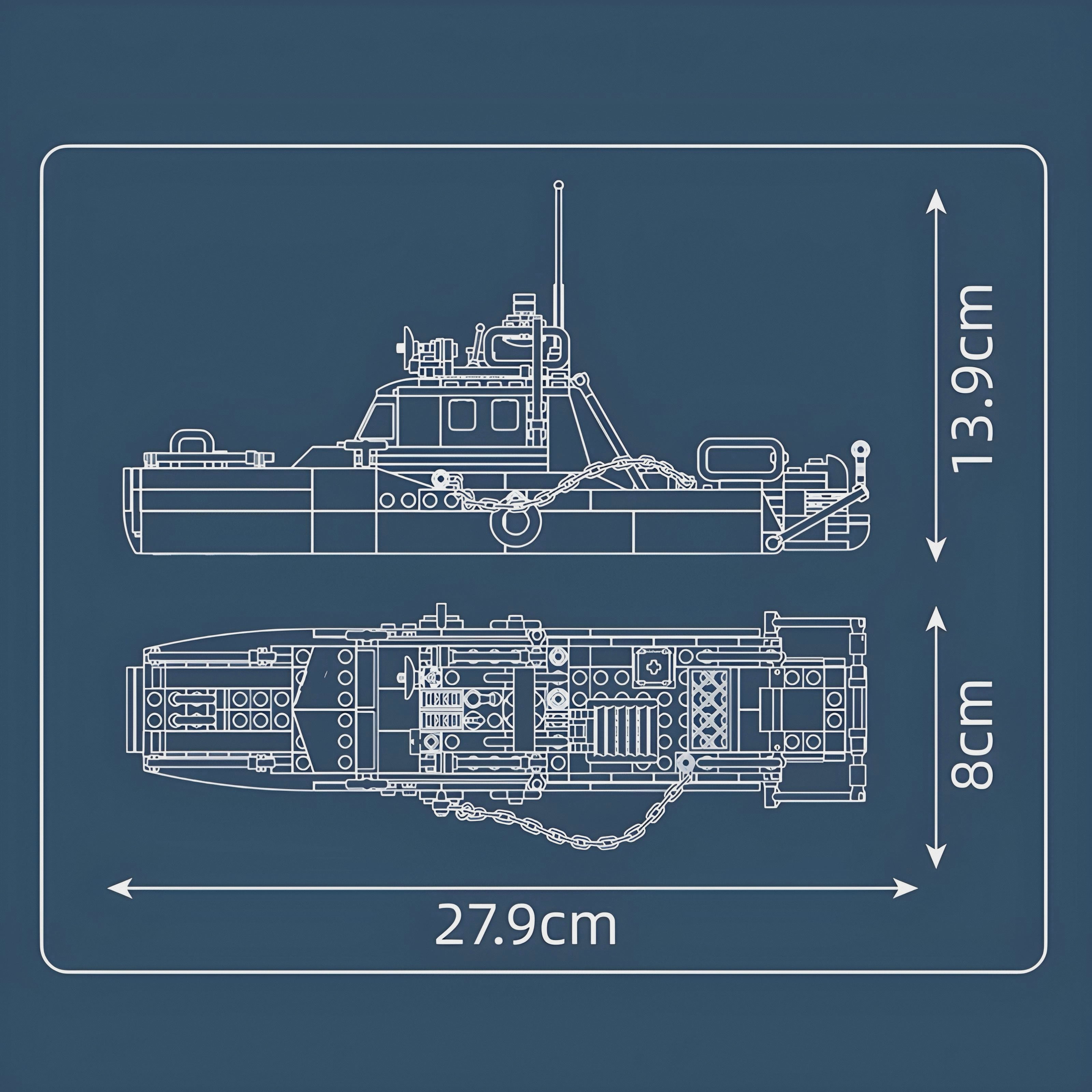 Nexus Brick 1:8 scale building set product image