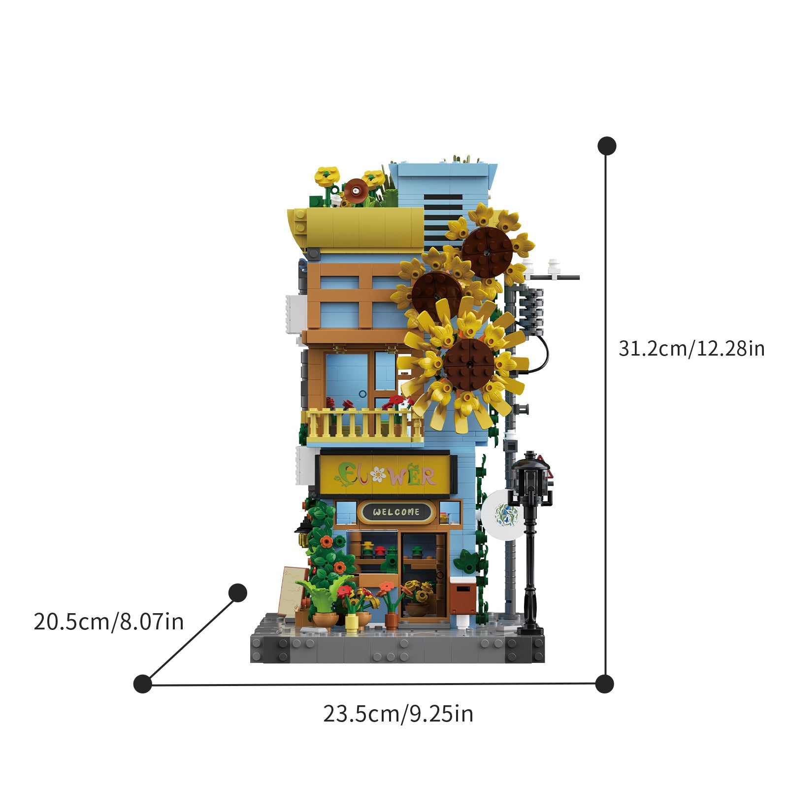 Nexus Brick 1:8 scale building set product image
