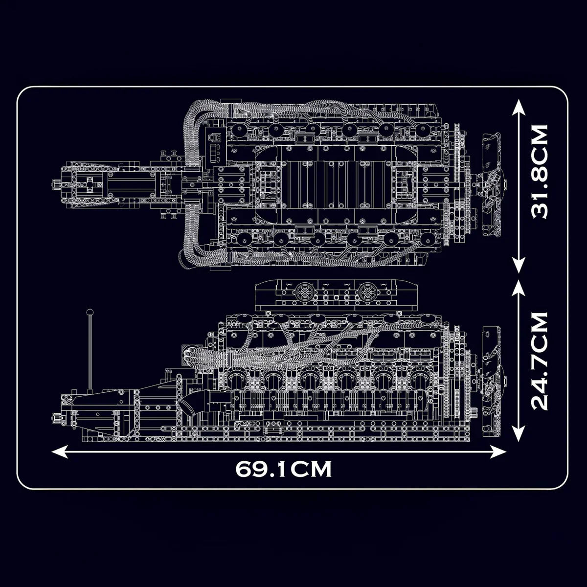 Nexus Brick 1:8 scale building set product image
