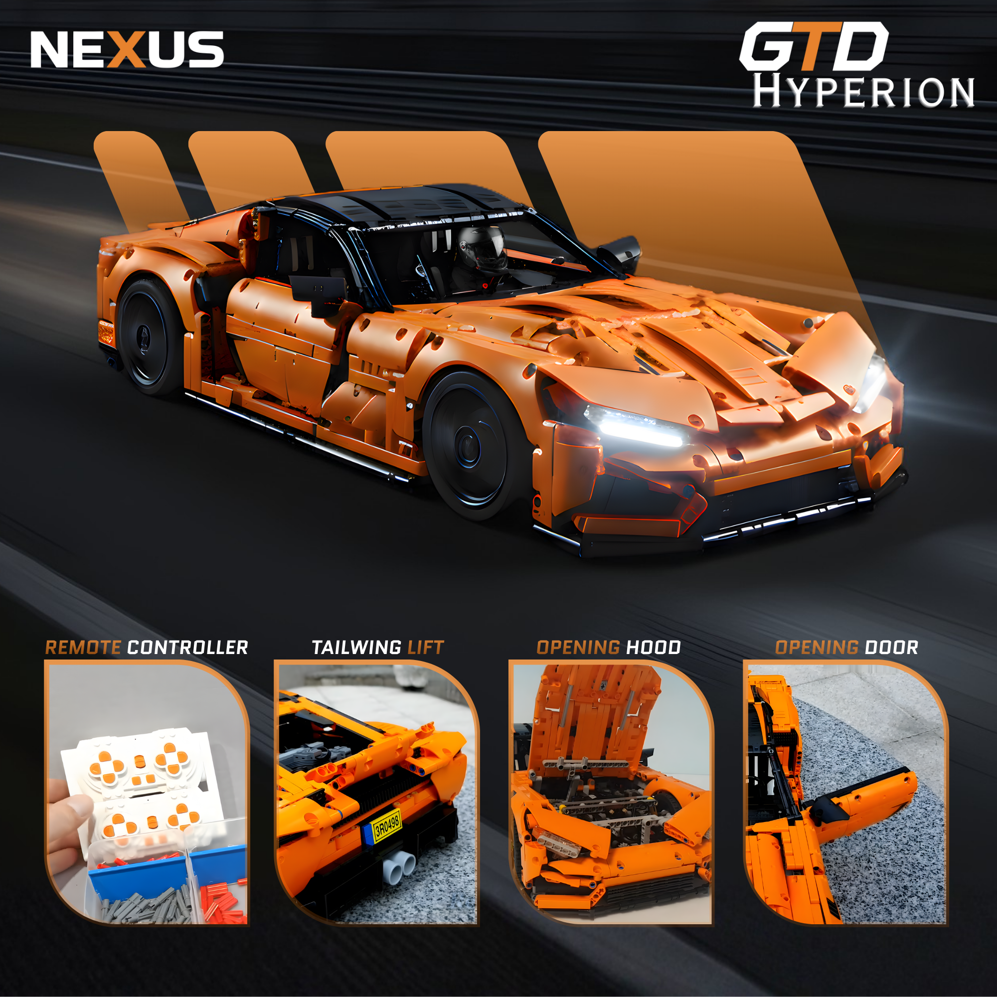 Nexus Brick 1:8 scale building set product image