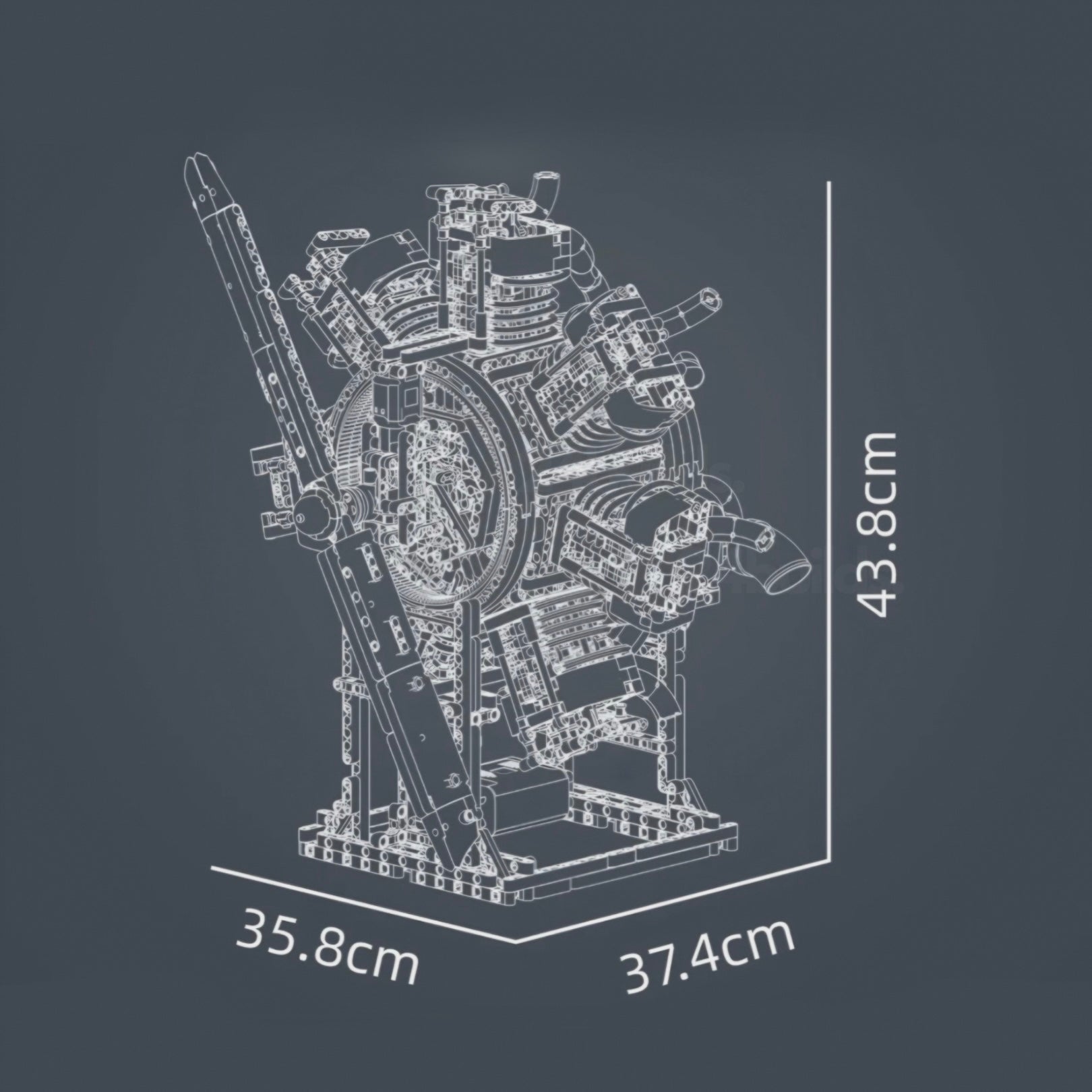 Nexus Brick 1:8 scale building set product image